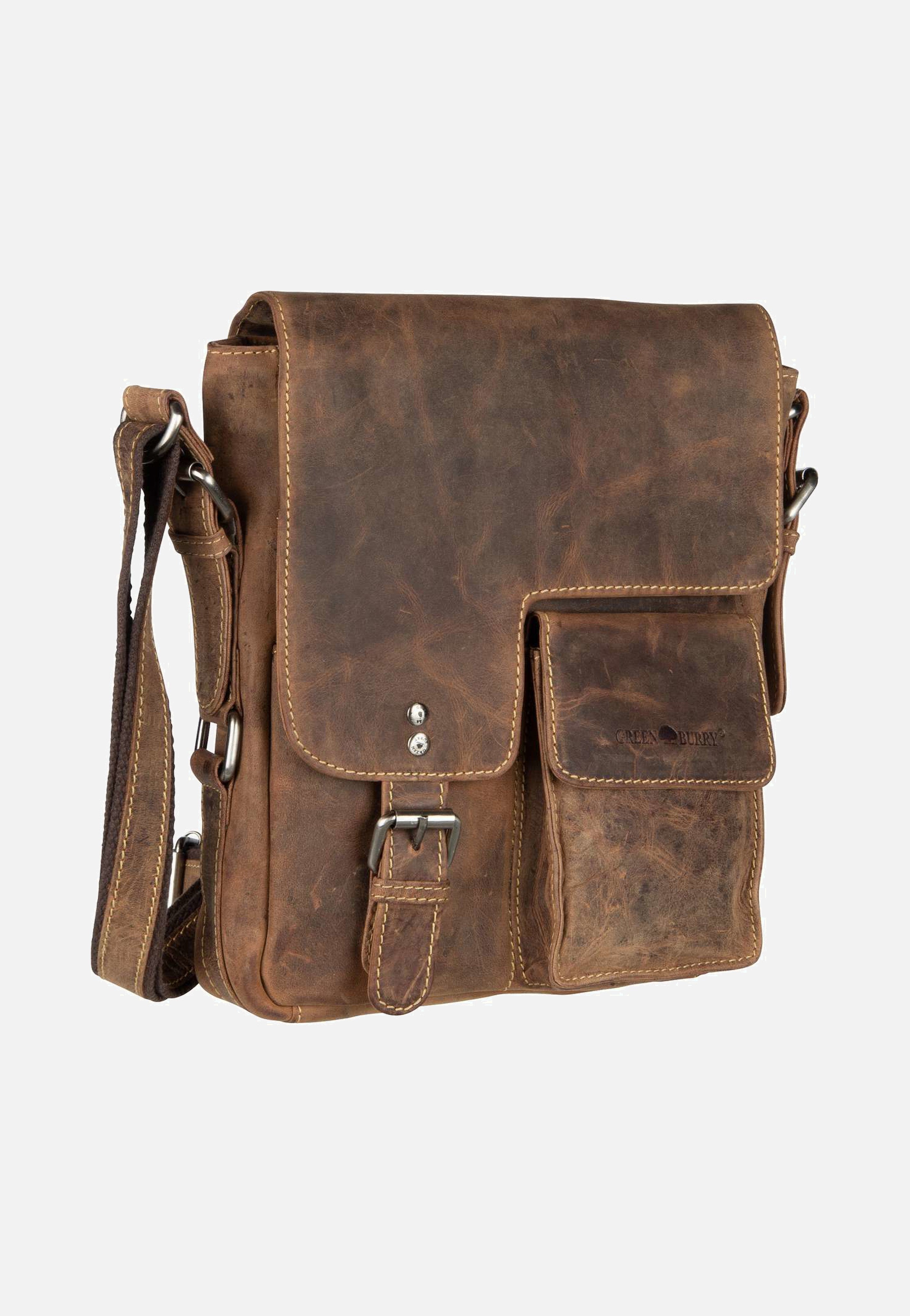 Greenburry - Vintage Revival Messenger 1912 Sattelbraun - Shoulder Bag | Men-Image