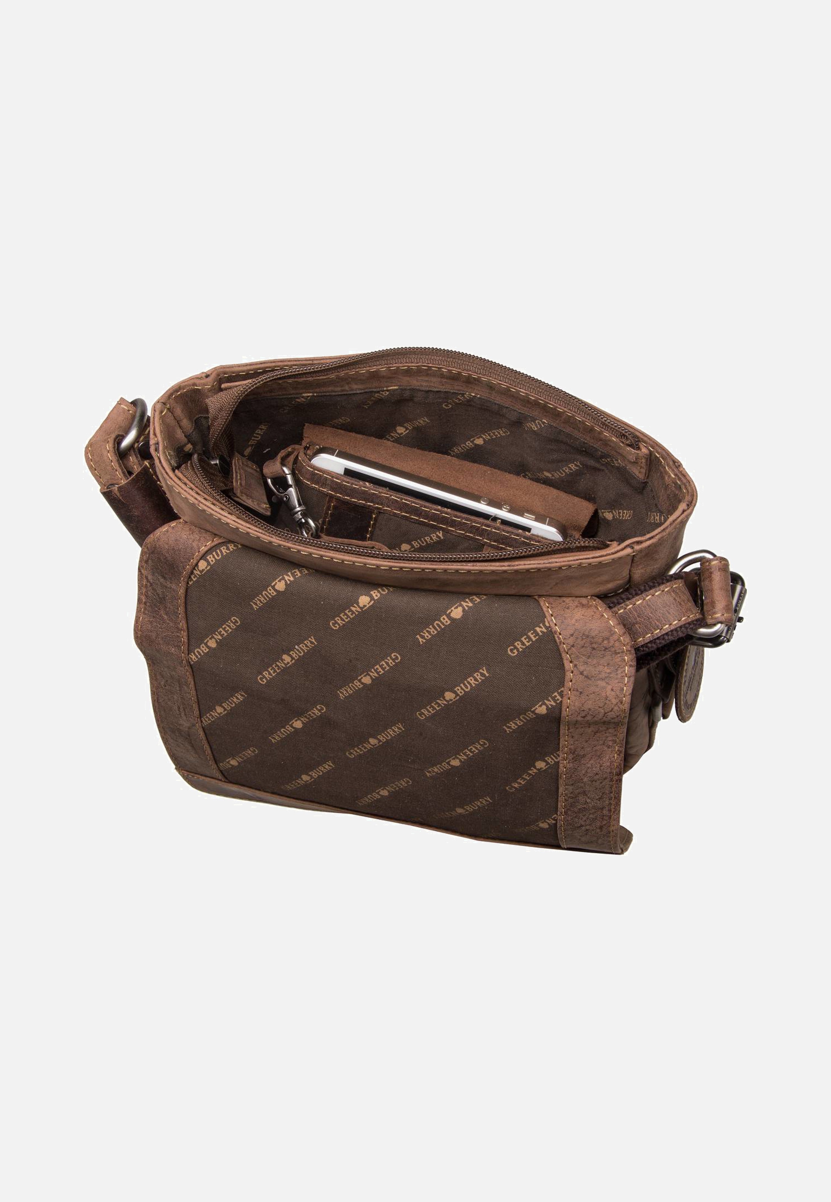 Greenburry - Vintage Revival Messenger 1912 Sattelbraun - Crossbody Bag | Men-Image