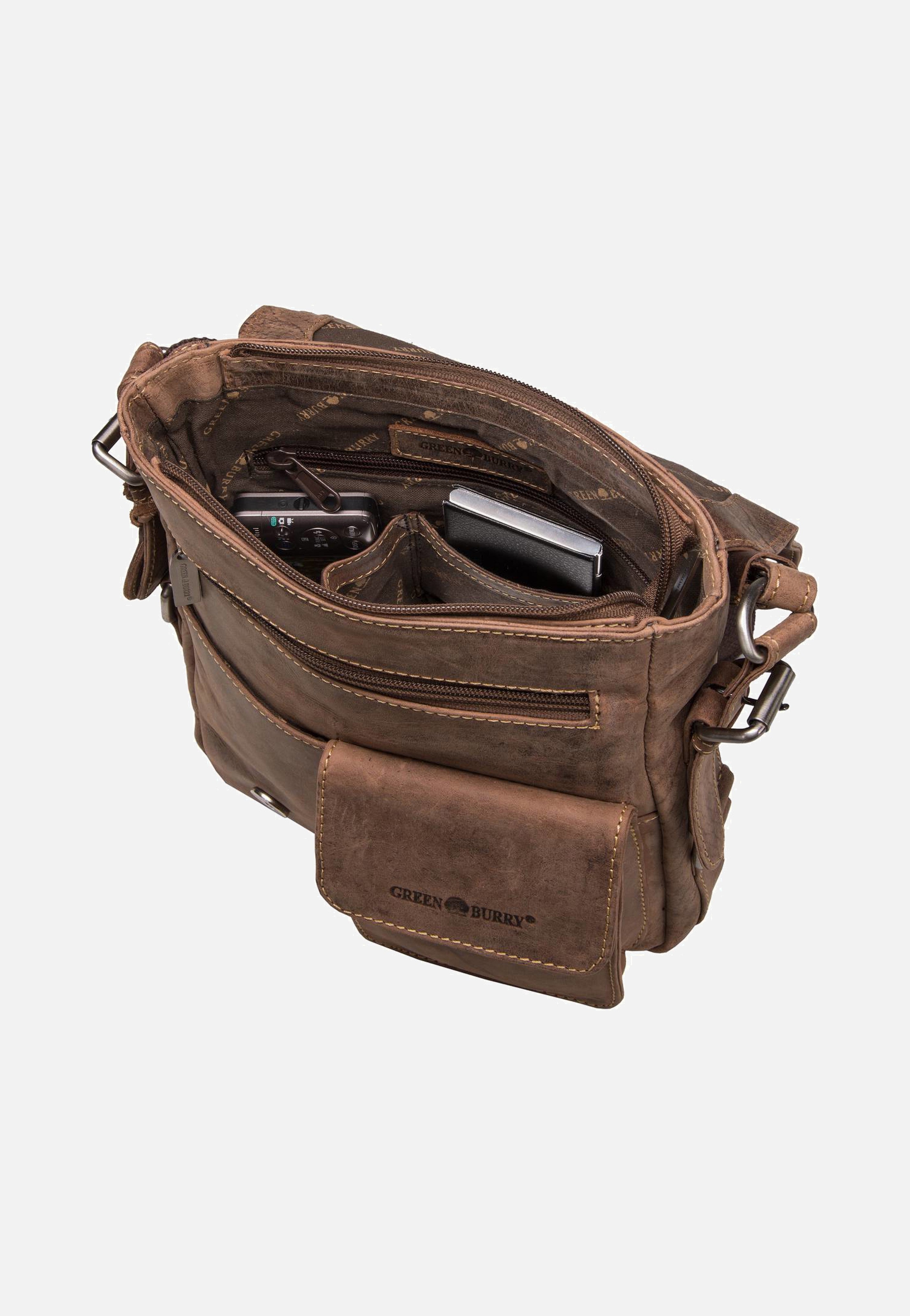 Greenburry - Vintage Revival Messenger 1912 Sattelbraun - Crossbody Bag | Men-Image