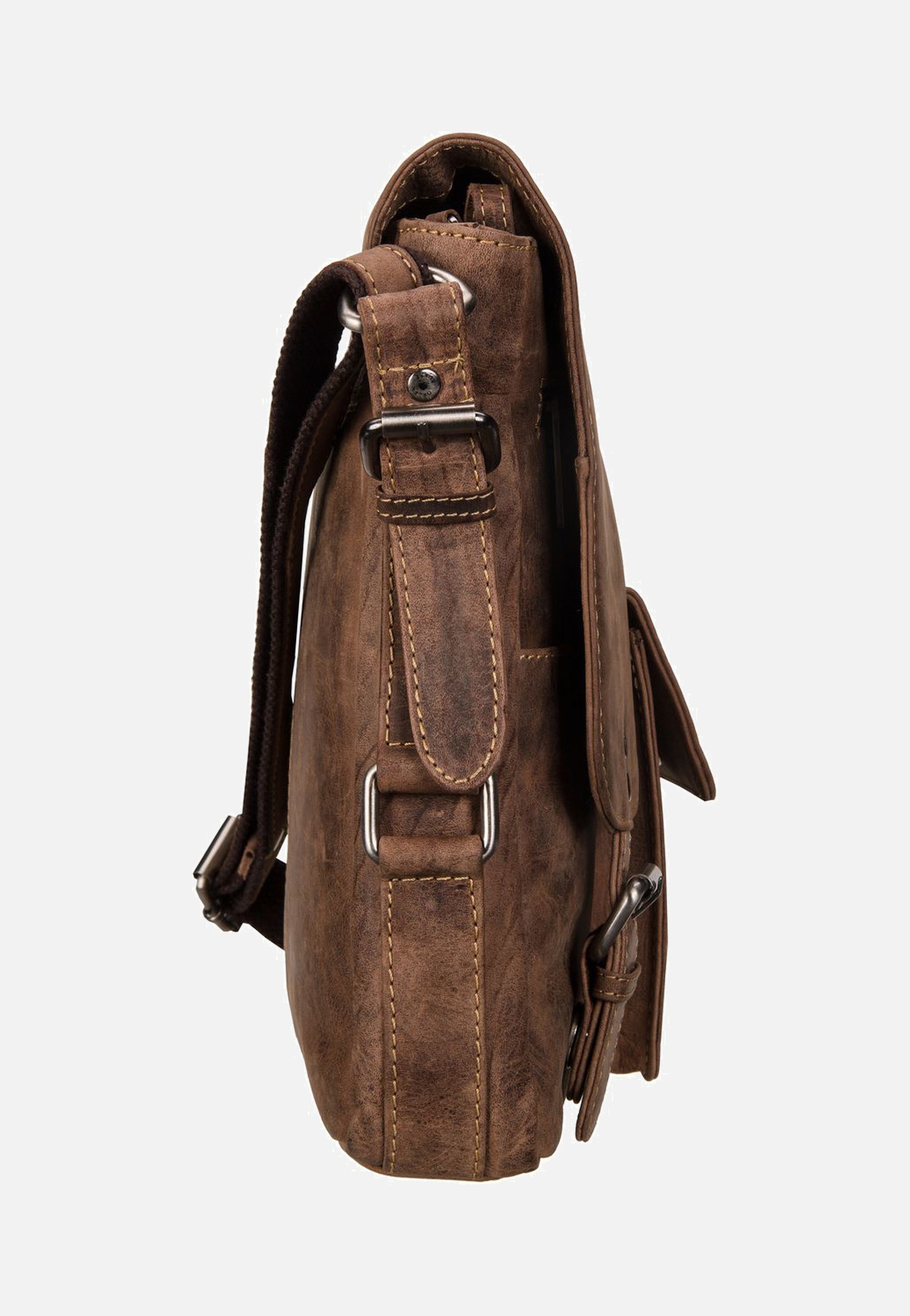 Greenburry - Vintage Revival Messenger 1912 Sattelbraun - Crossbody Bag | Men-Image