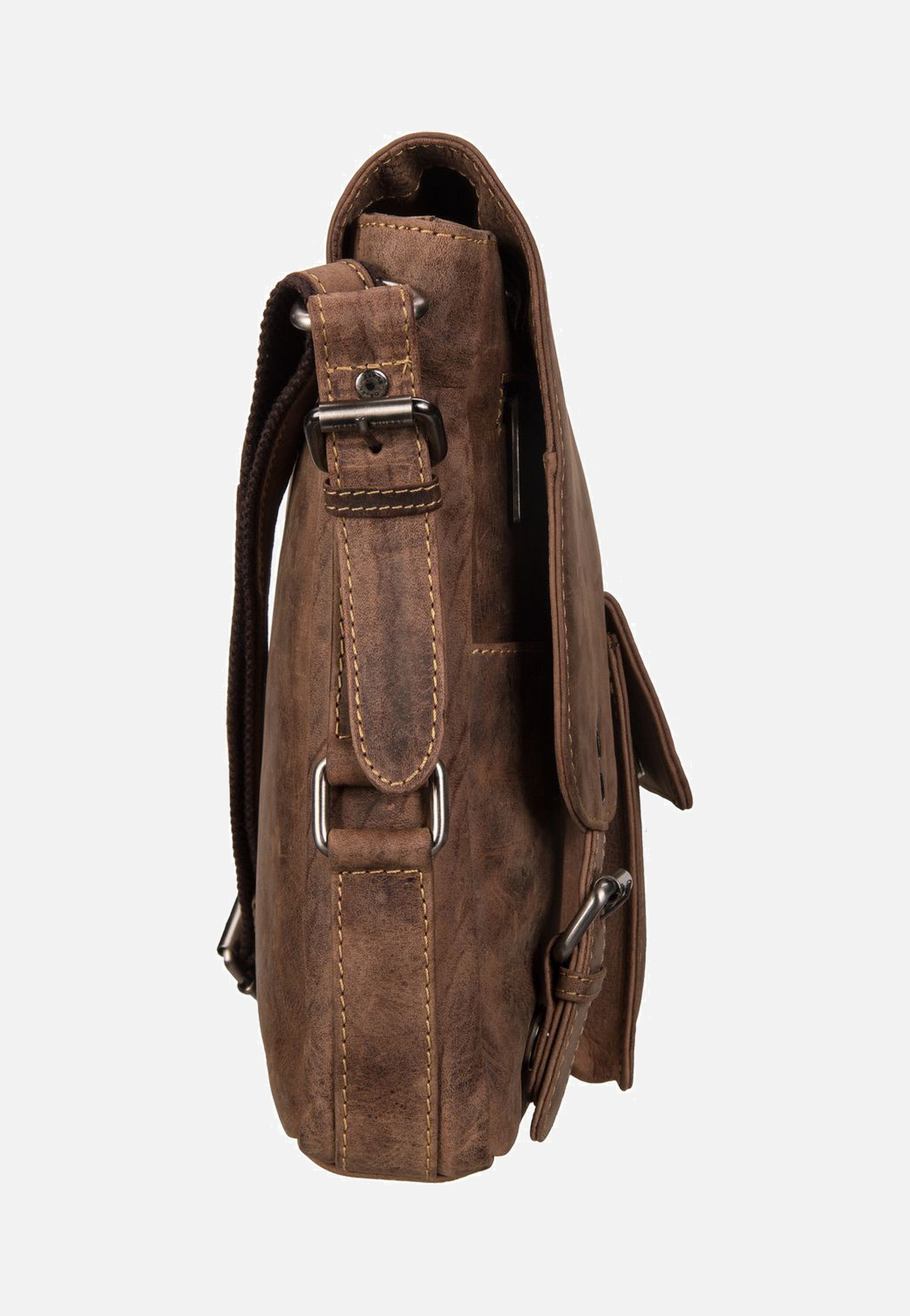 Greenburry - Vintage Revival Messenger 1913 Sattelbraun - Messenger Bag | Men-Image