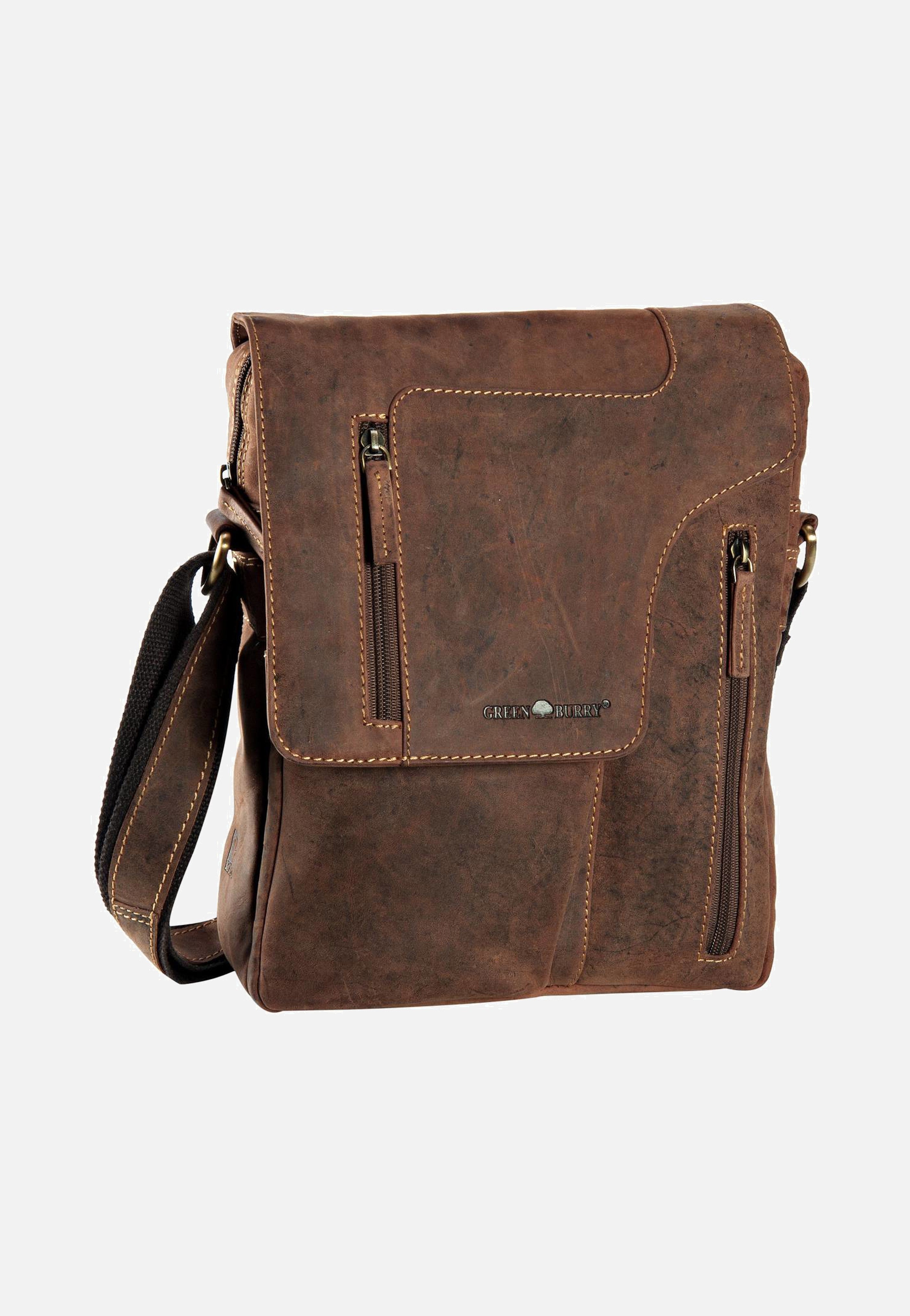 Greenburry - Vintage Revolver Bag Sattelbraun - Crossbody Bag | Men-Image
