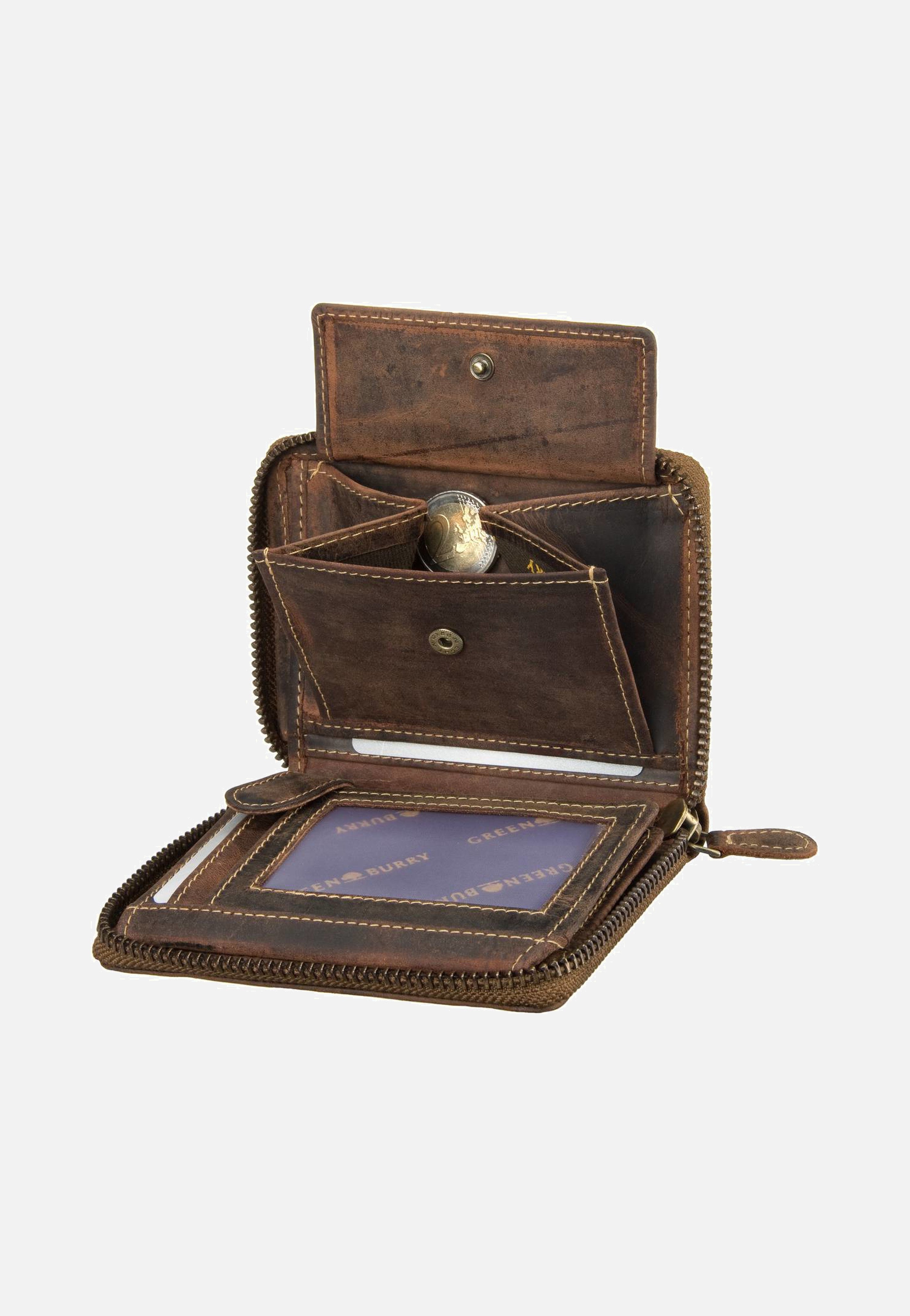 Greenburry Vintage Sattelbraun Wallet