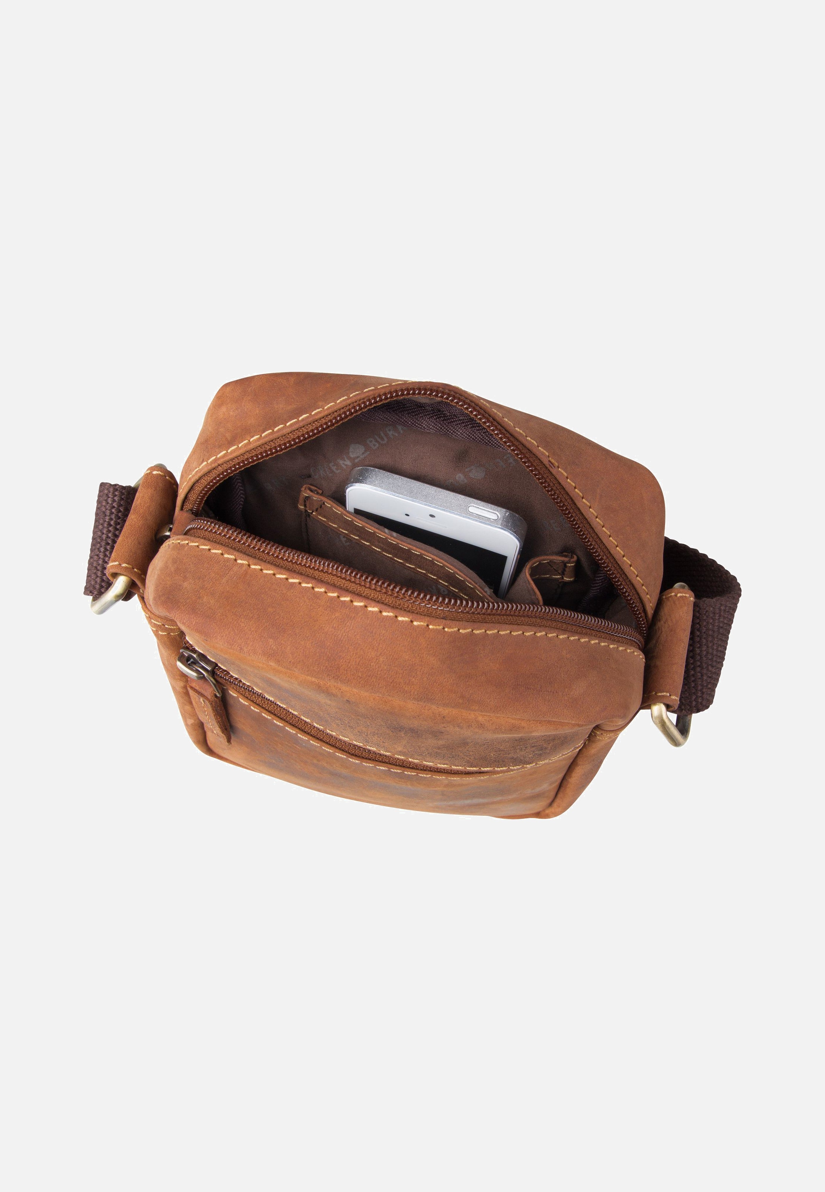 Greenburry - Vintage Travel 1611 Brown - Crossbody Bag | Men-Image