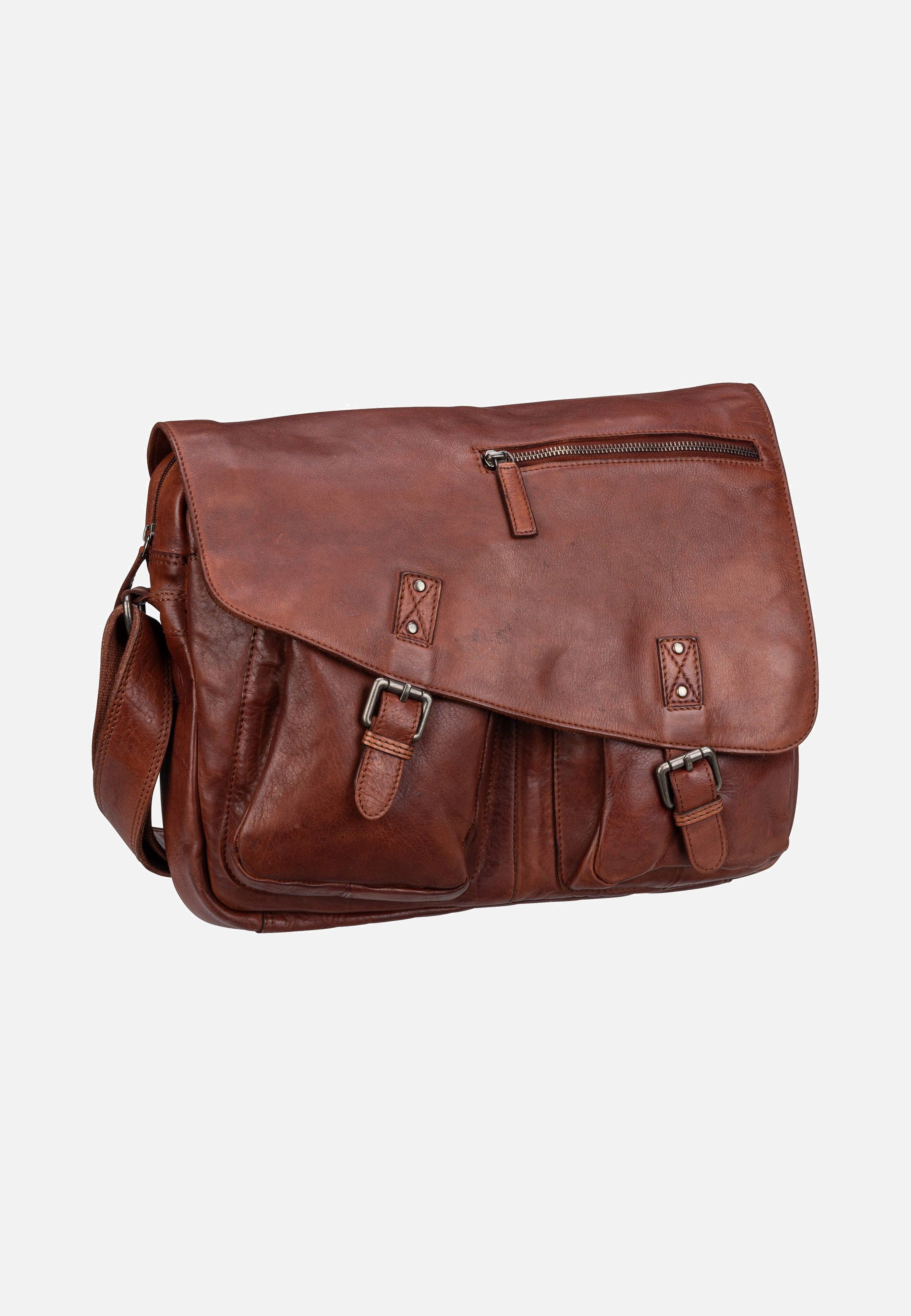 Greenburry - Vintage Washed 2919 Chestnut - Messenger Bag | Neutral-Image