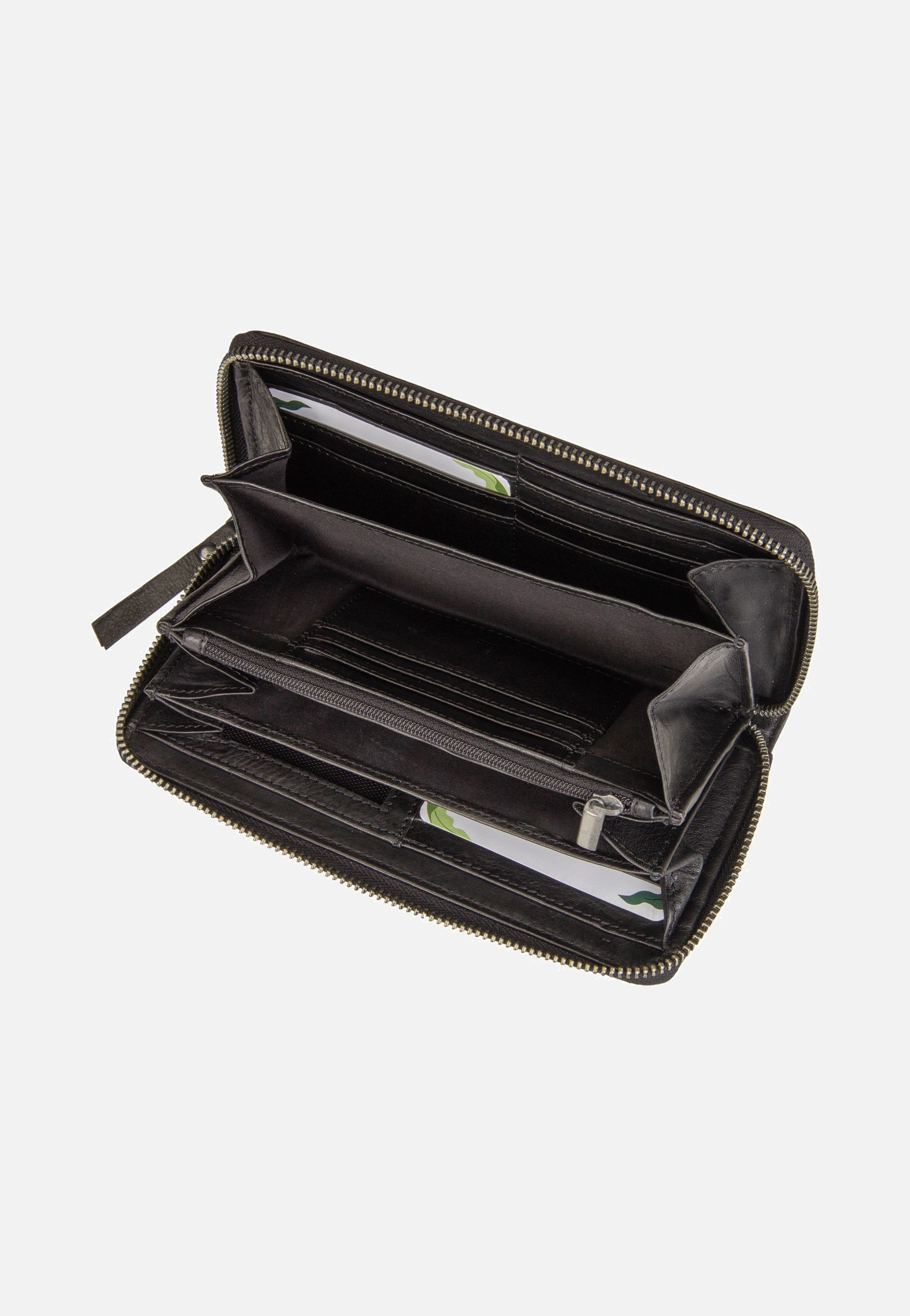Greenburry Colombiana Rv-Damenbörse Lang RFID Black Wallet