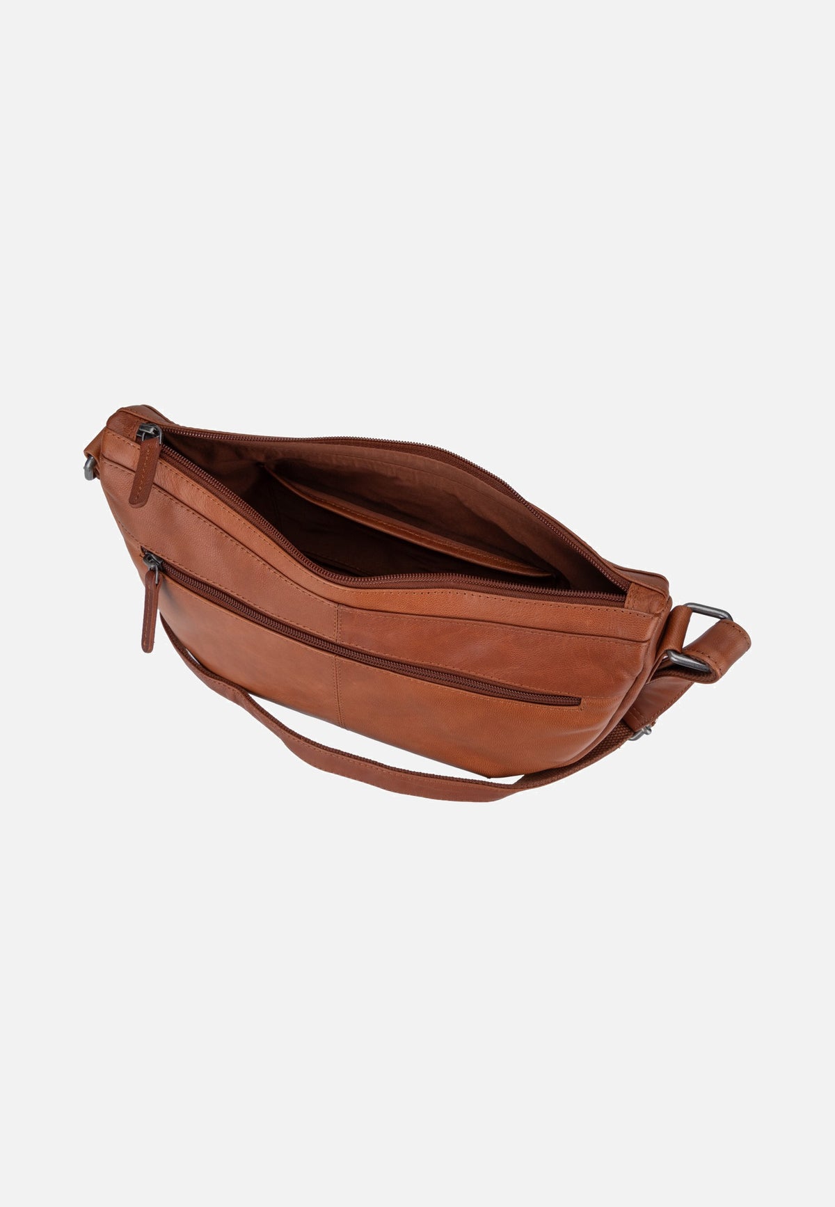 Greenburry Fiorentina Half-Moon Tan Bolso bandolera