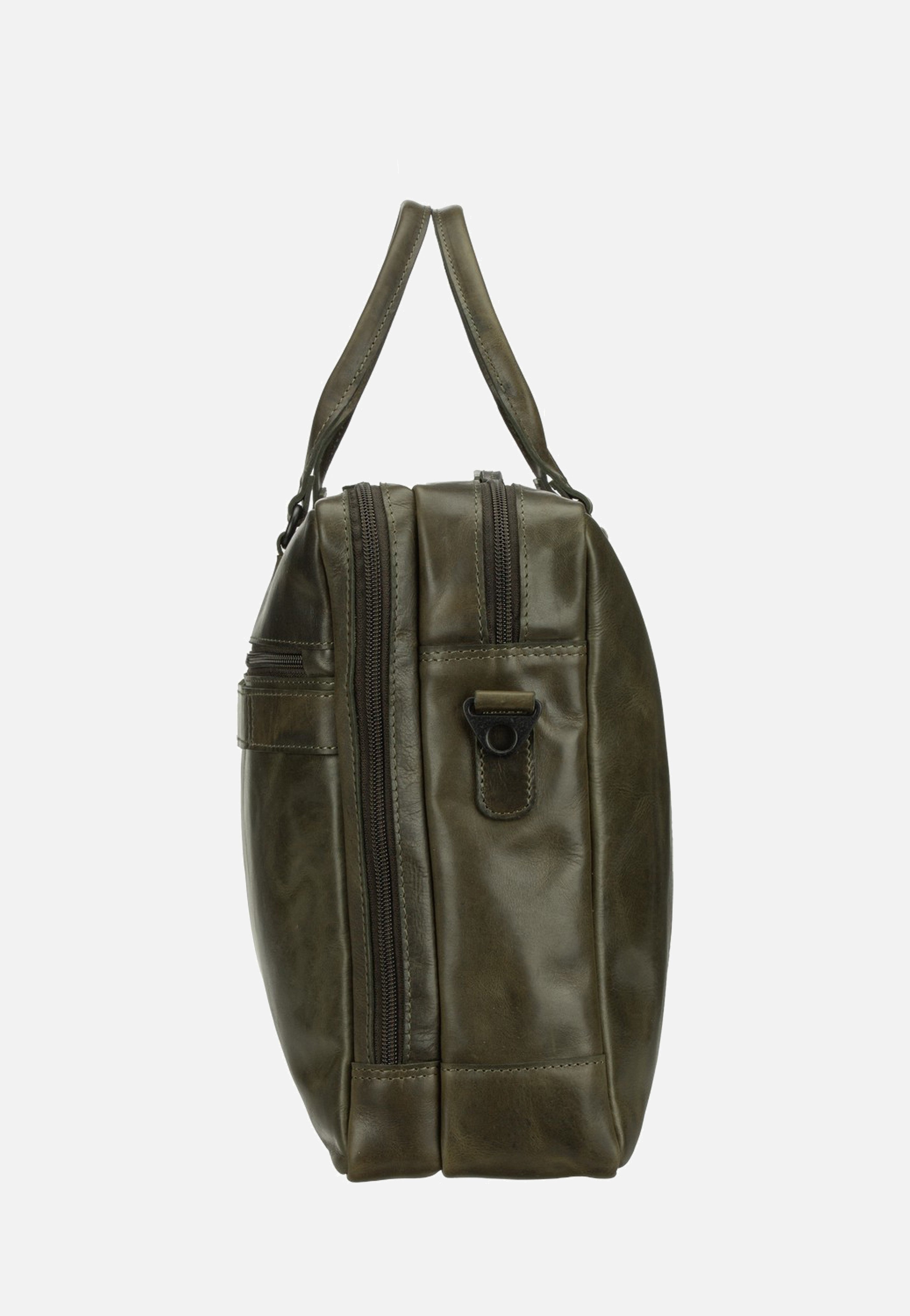Greenburry Newport Business Tasche British Green Briefcase