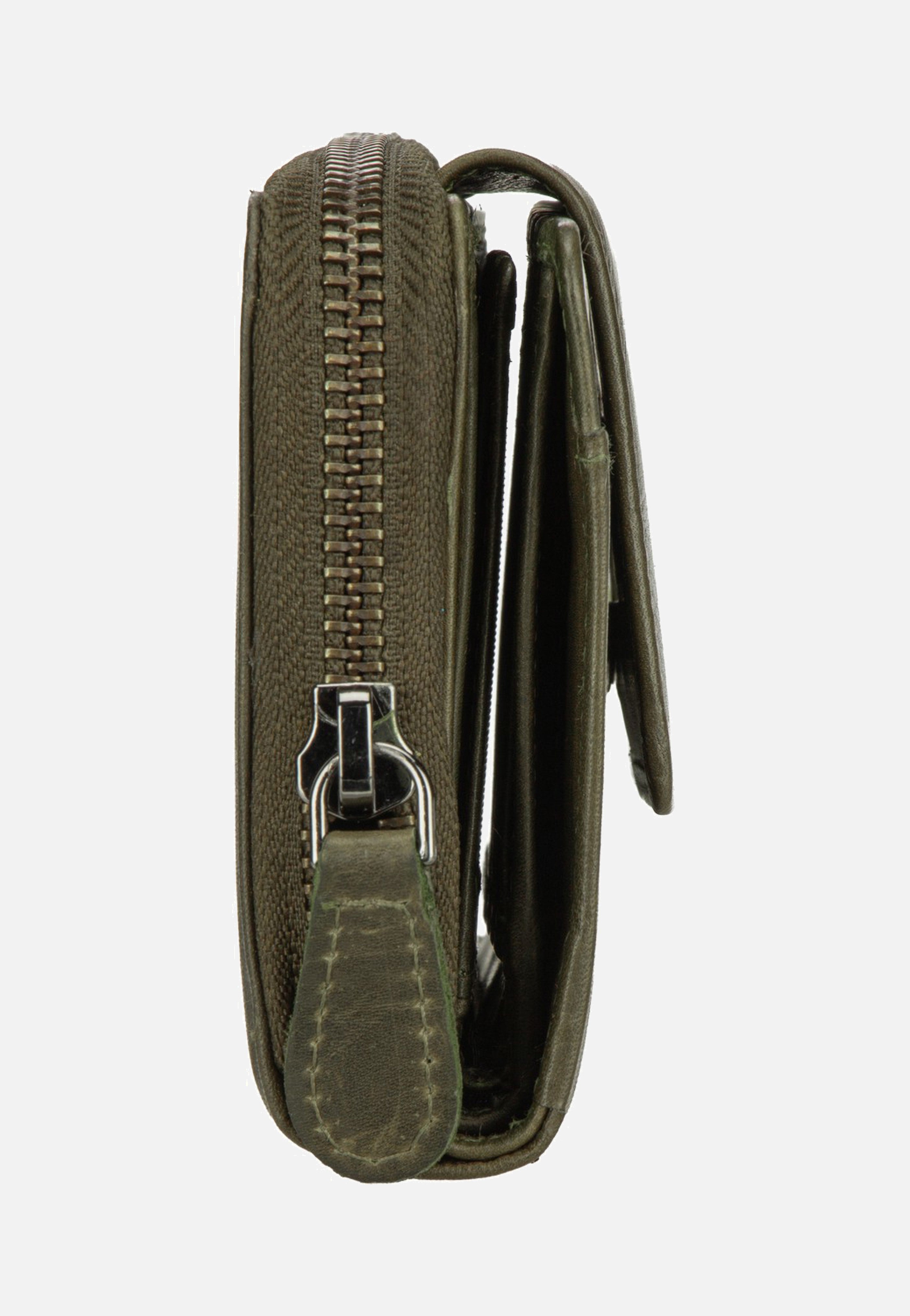 Greenburry Newport Rv-Damenbörse RFID British Green Wallet