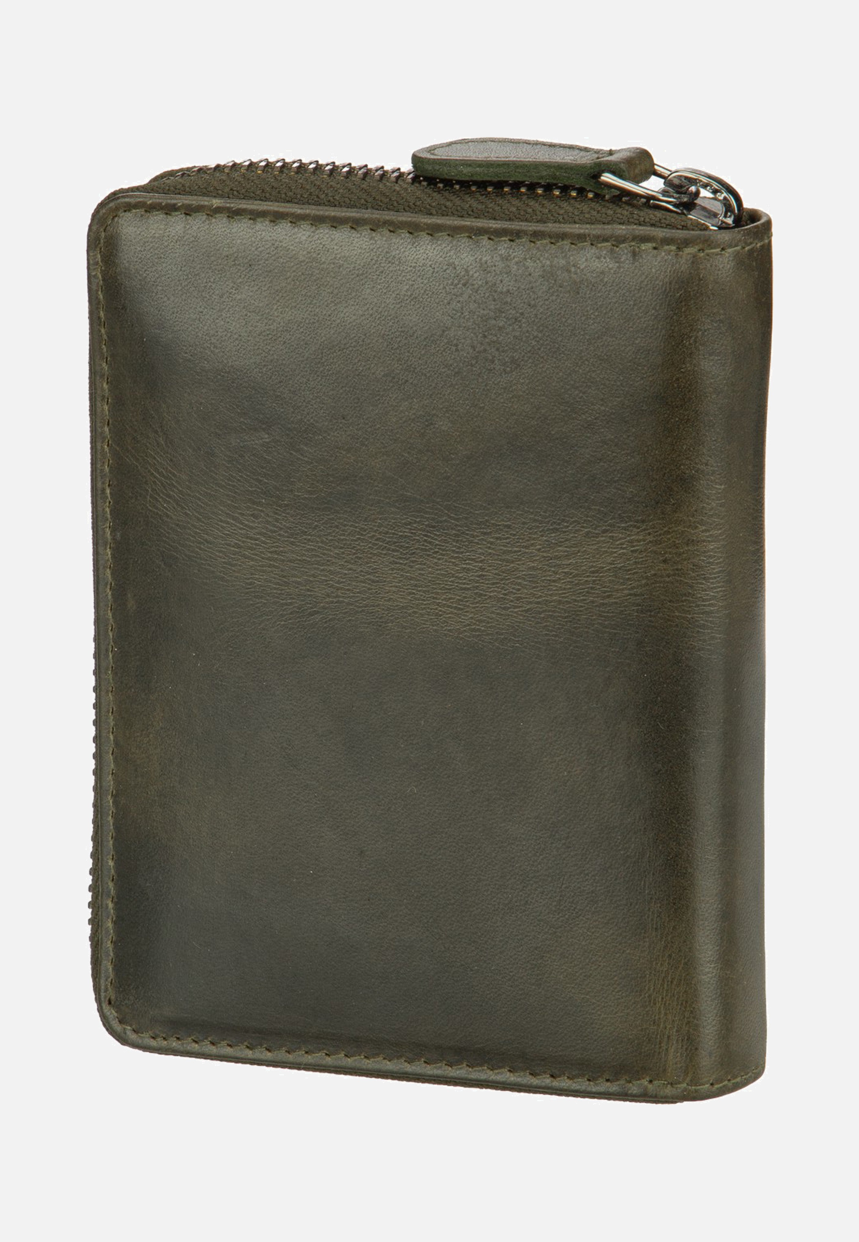 Greenburry Newport Rv-Damenbörse RFID British Green Wallet