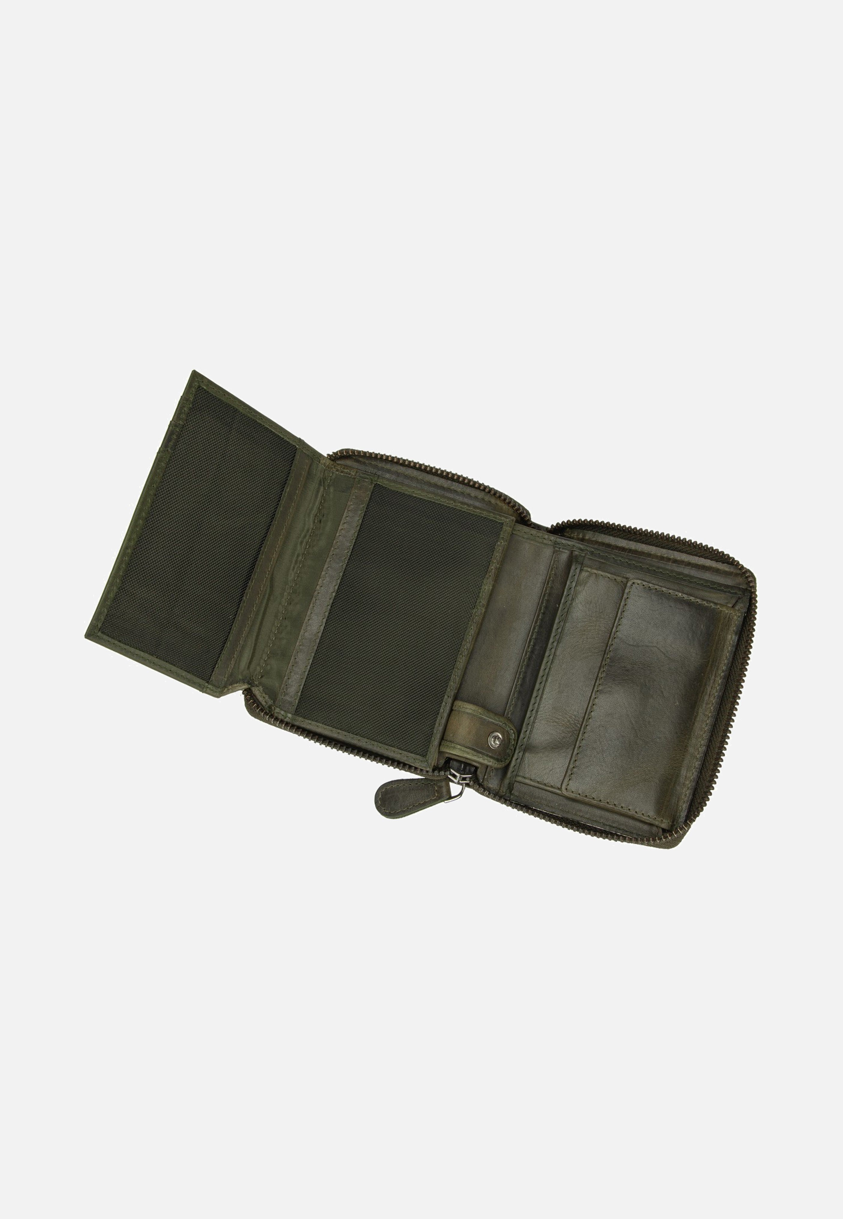 Greenburry Newport Rv-Damenbörse RFID British Green Wallet