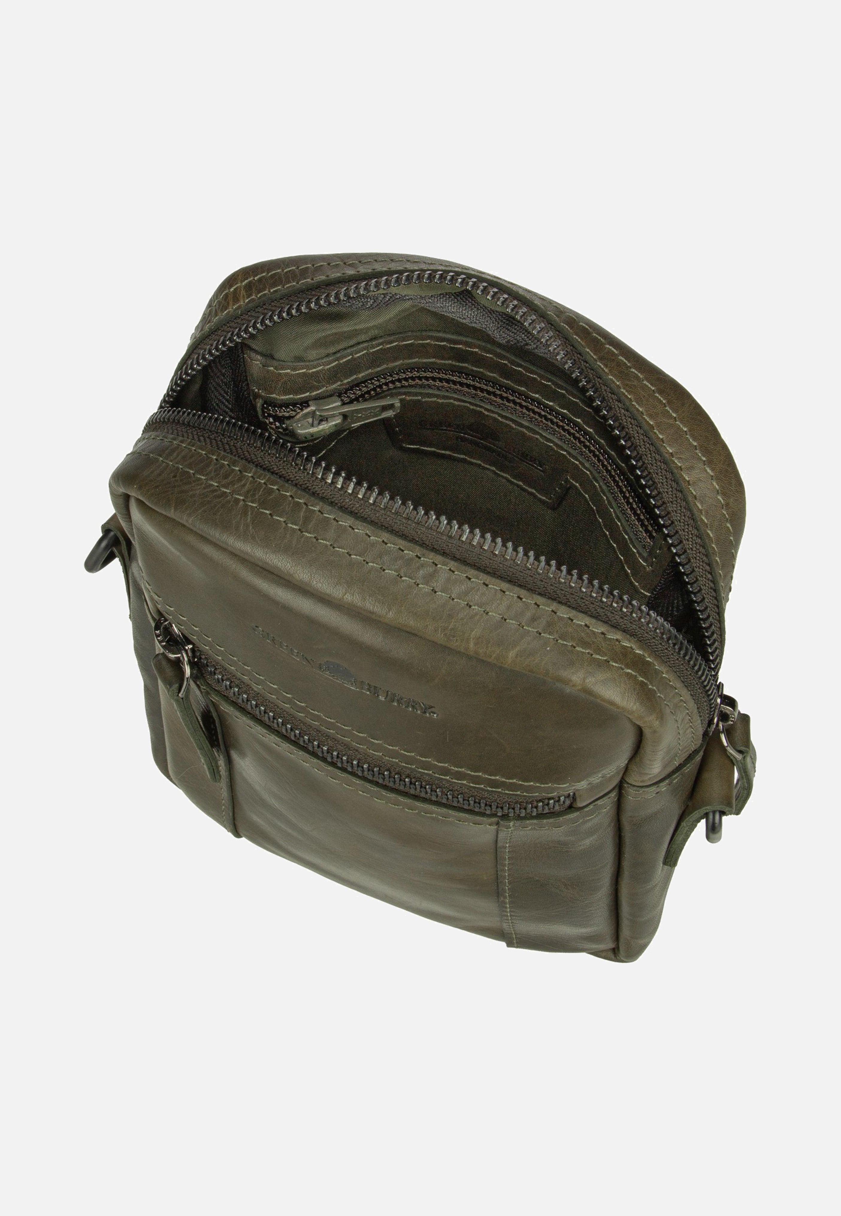 Greenburry Newport Travel Umhänger Small British Green Crossbody Bag