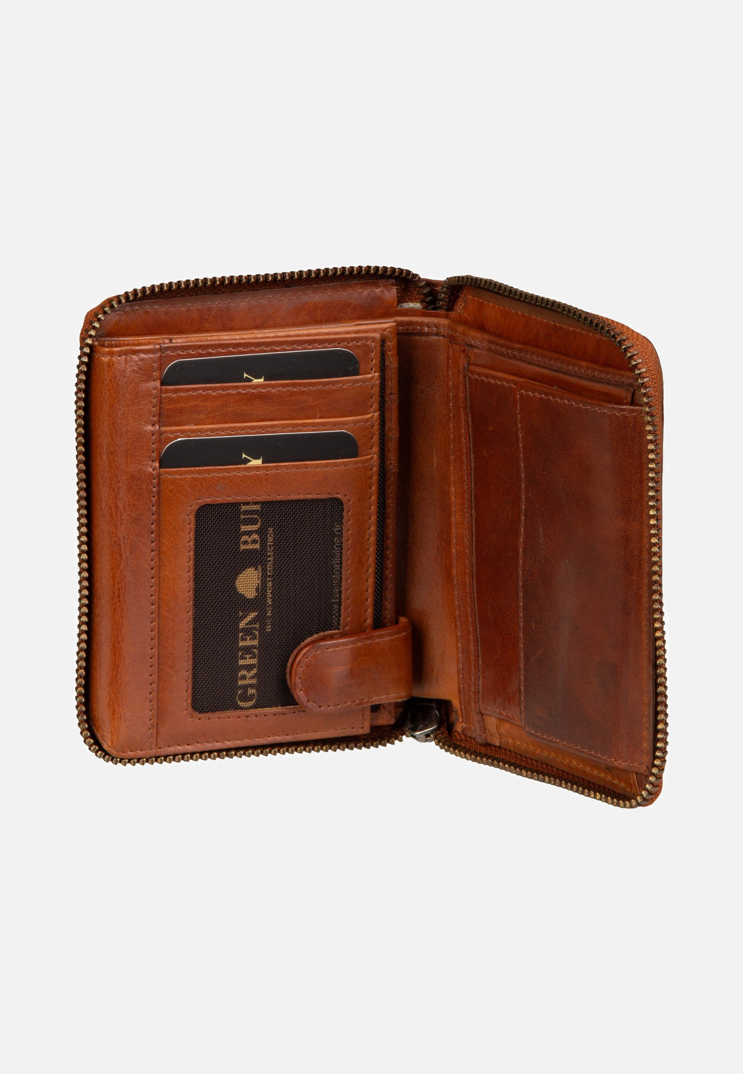 Greenburry Newport Rv-Damenbörse Rfid Caramel Wallet