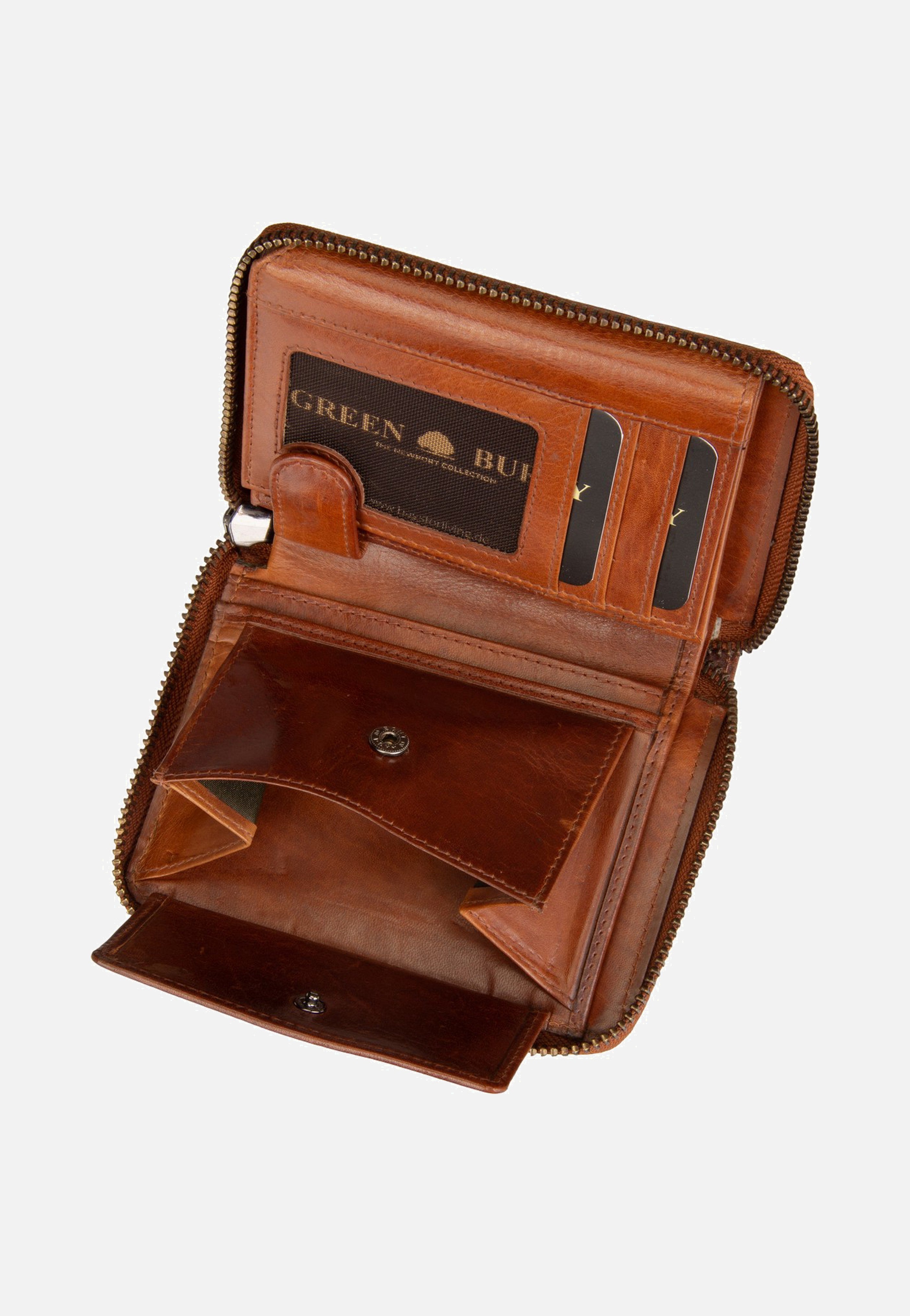 Greenburry Newport Rv-Damenbörse Rfid Caramel Wallet