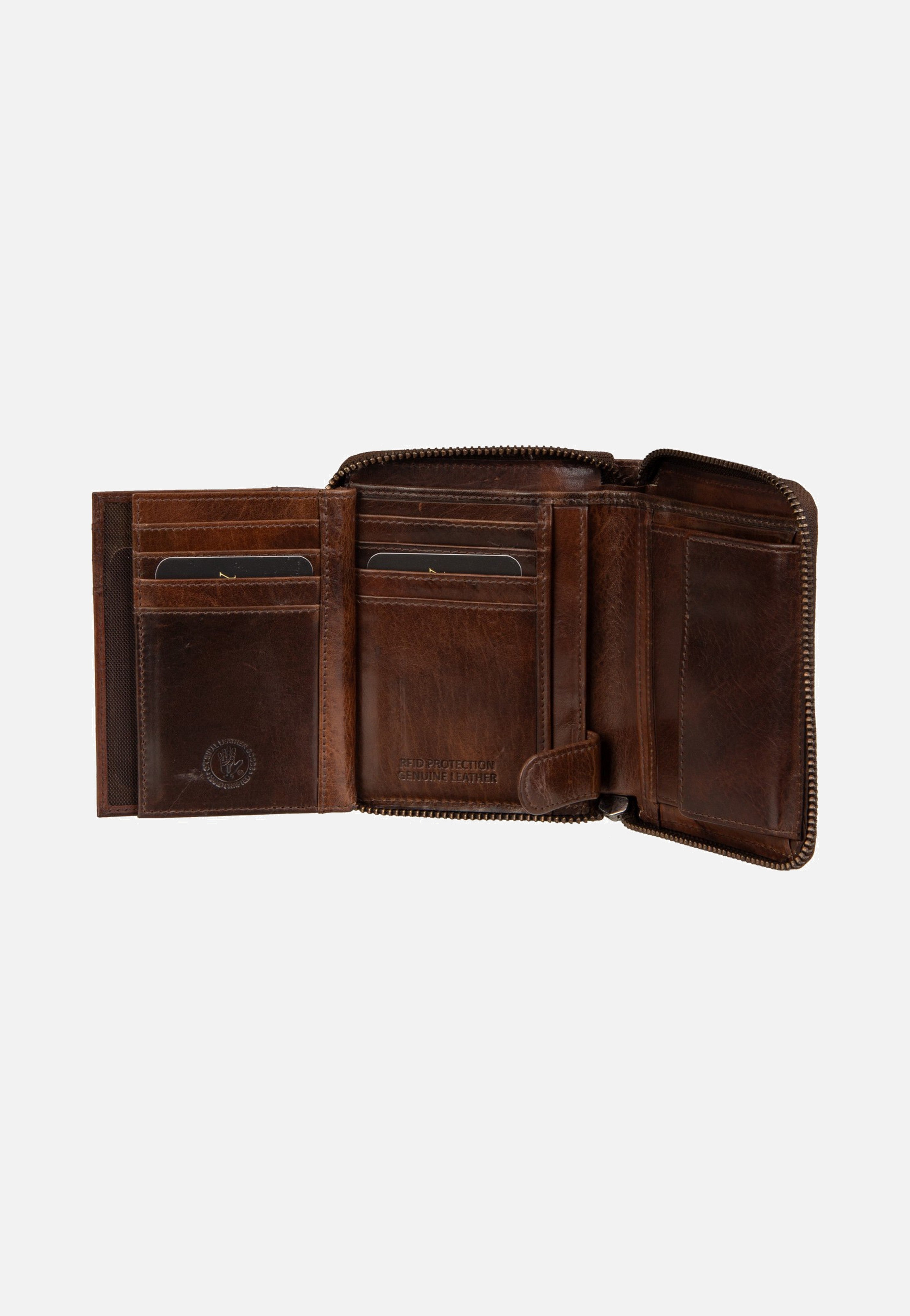 Greenburry - Newport Rv-Damenbörse RFID Coffee - Wallet | Neutral-Image