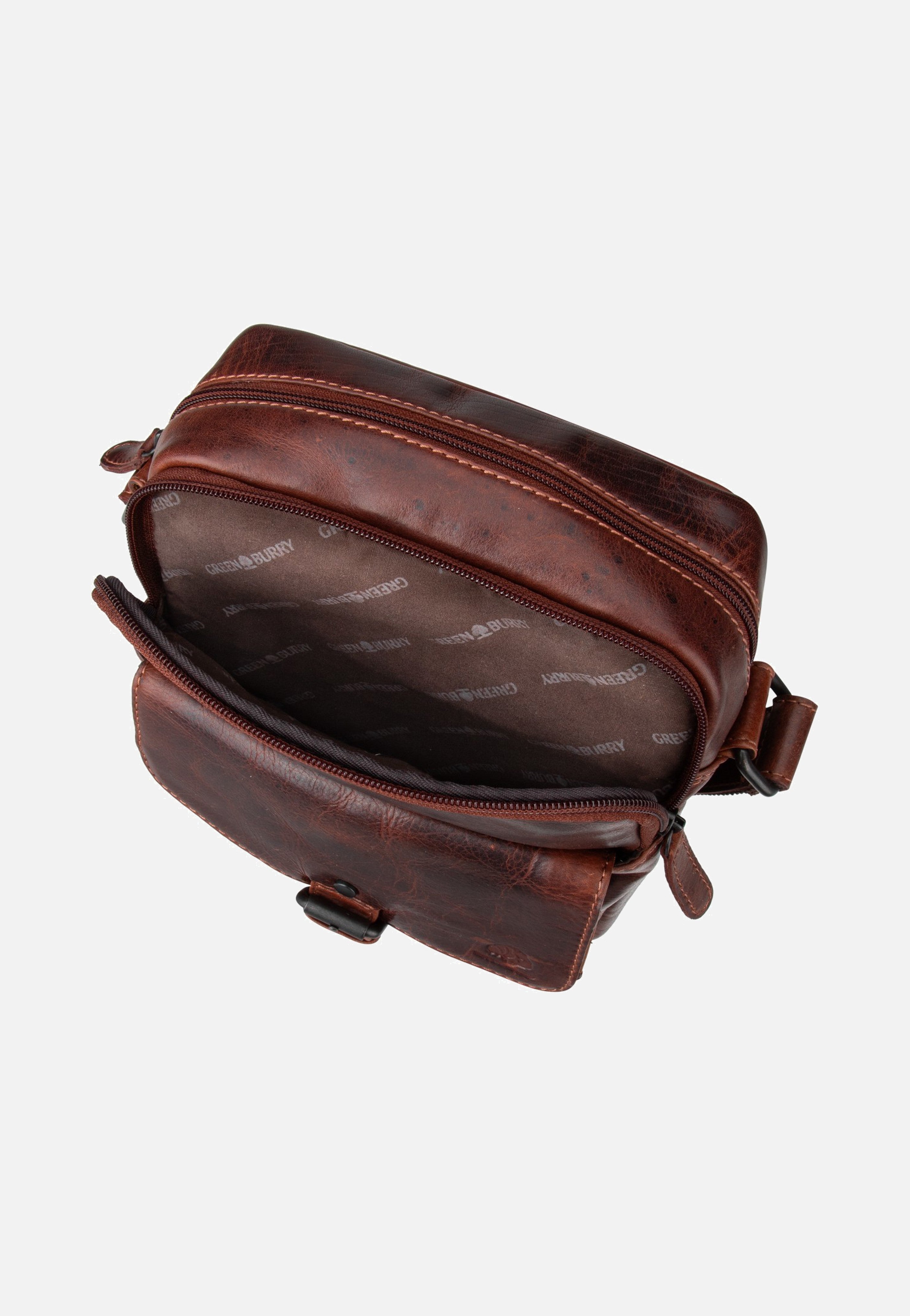 Greenburry - Rugged Shoulderbag L Teak Brown - Shoulder Bag | Neutral-Image