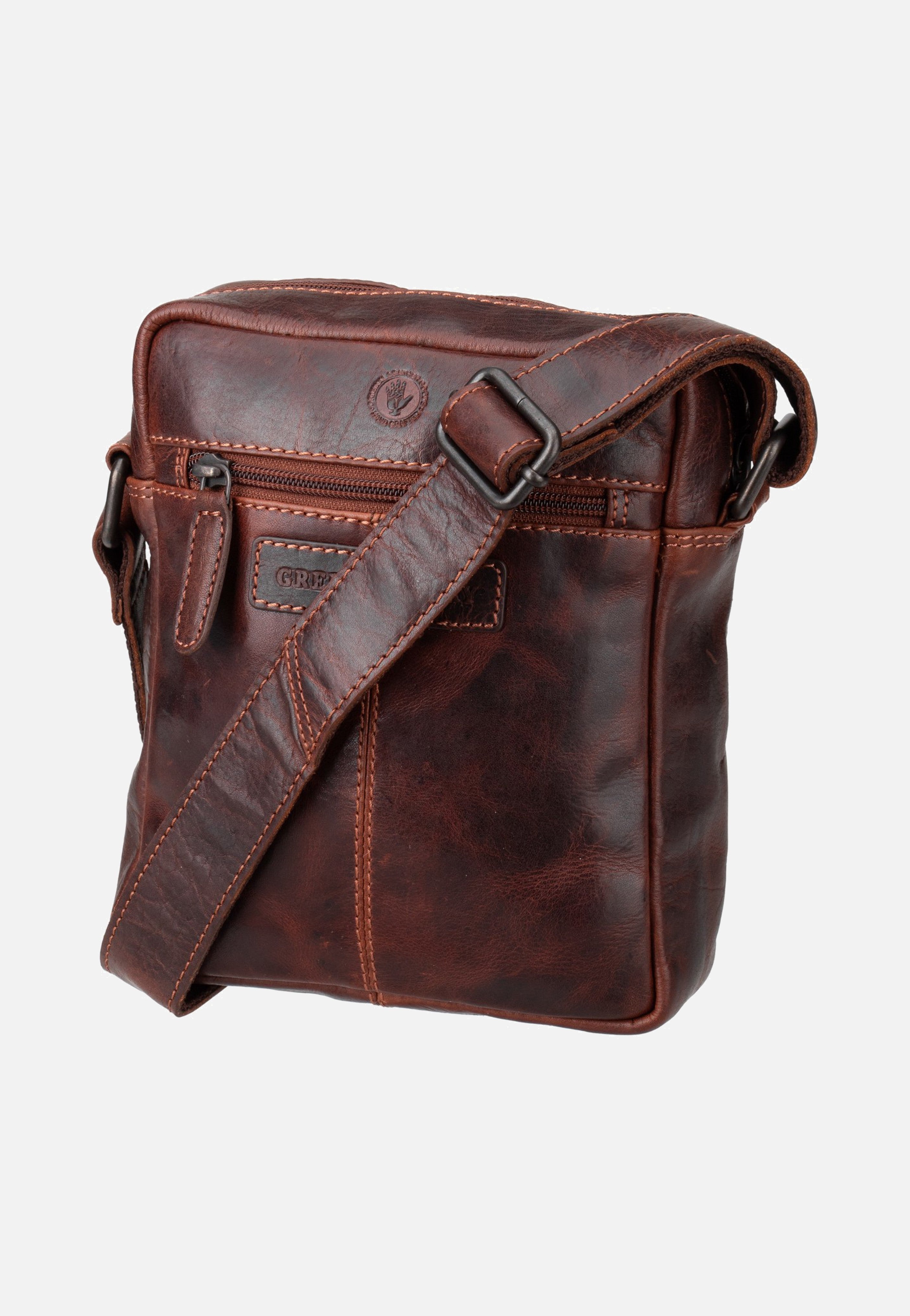 Greenburry Rugged Shoulderbag M Teak Brown Shoulder Bag