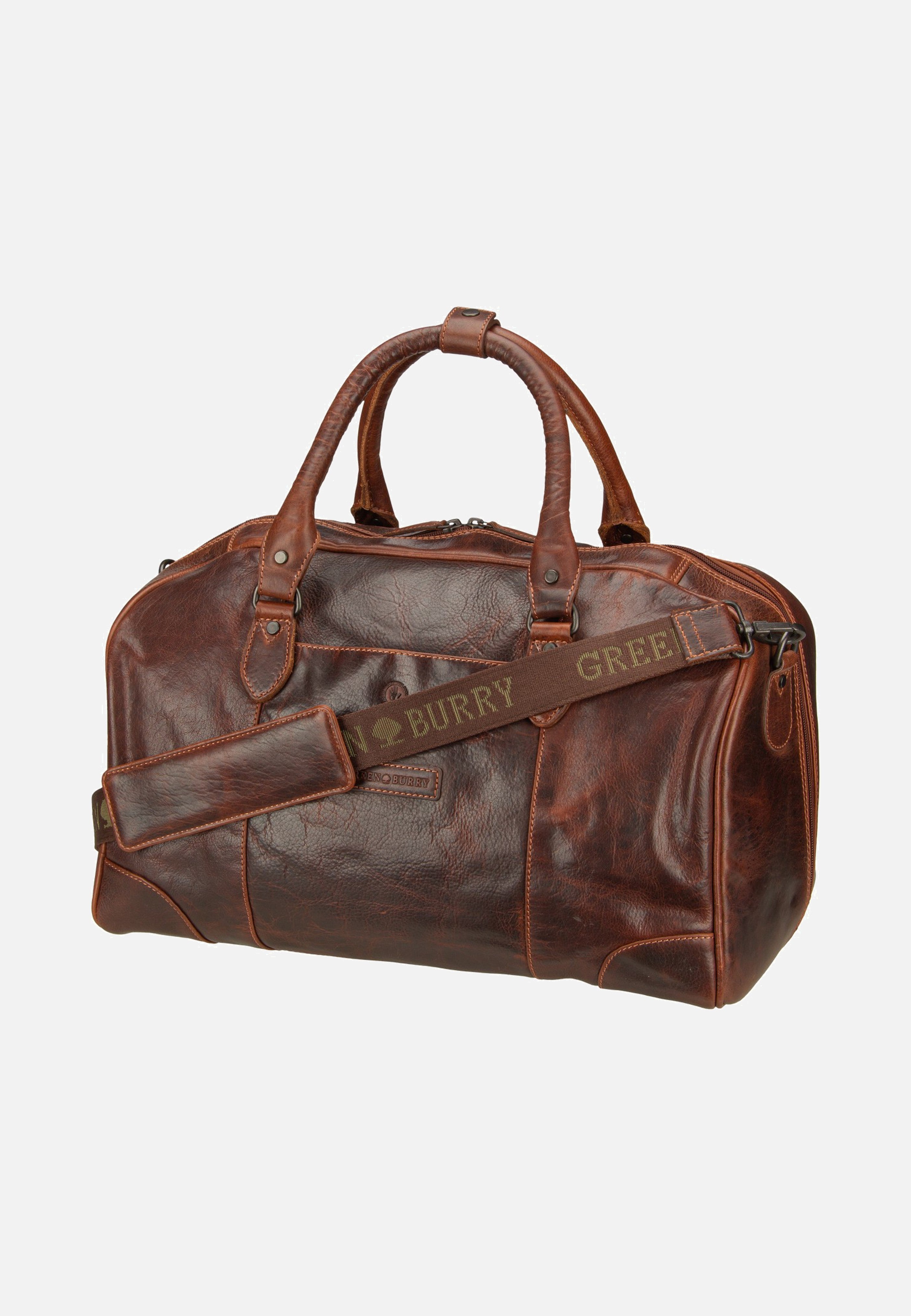 Greenburry Rugged Travelbag Teak Brown Weekender