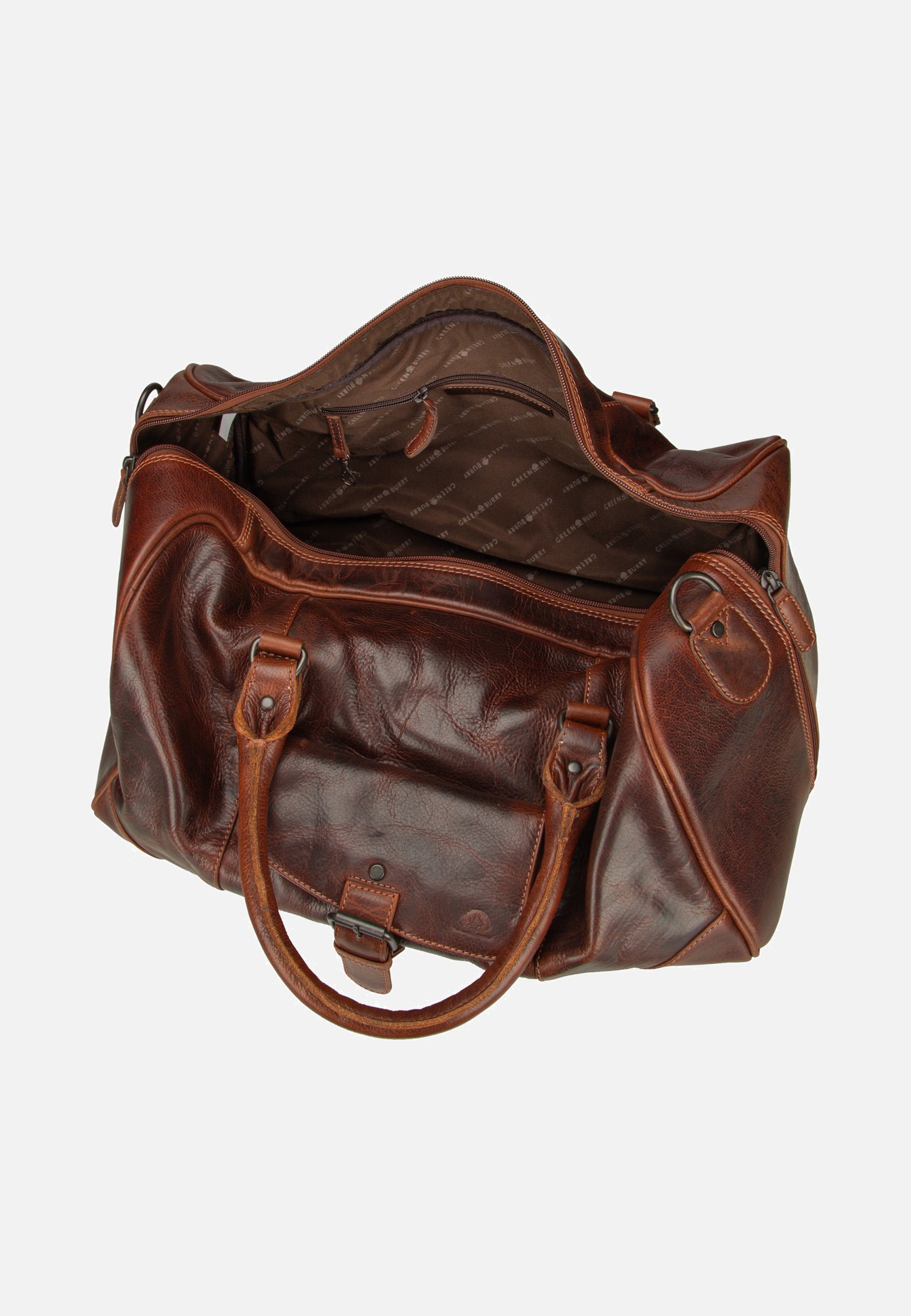 Greenburry Rugged Travelbag Teak Brown Weekender
