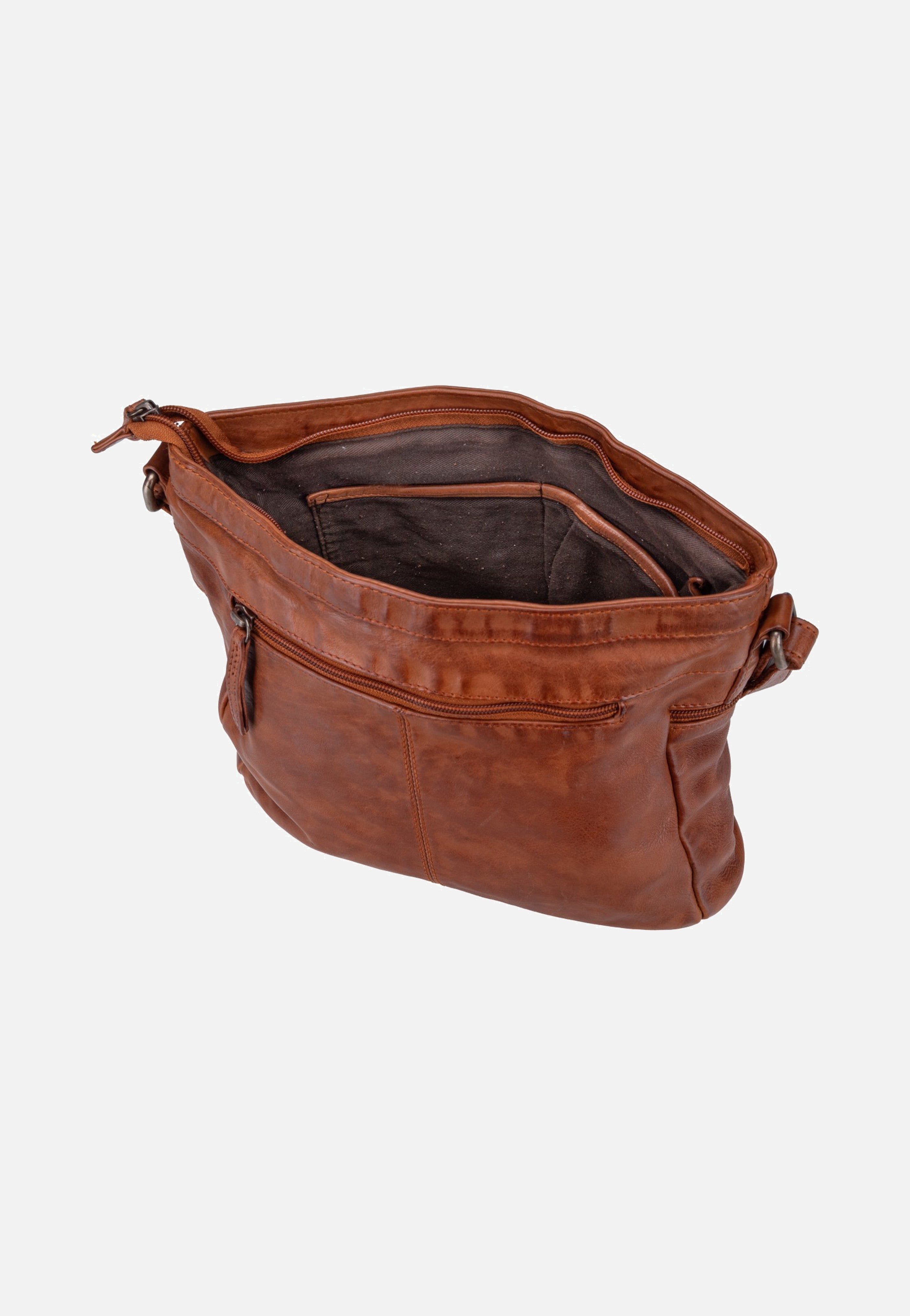 Greenburry Torro Lavado 1322 Peanut Nut Crossbody Bag