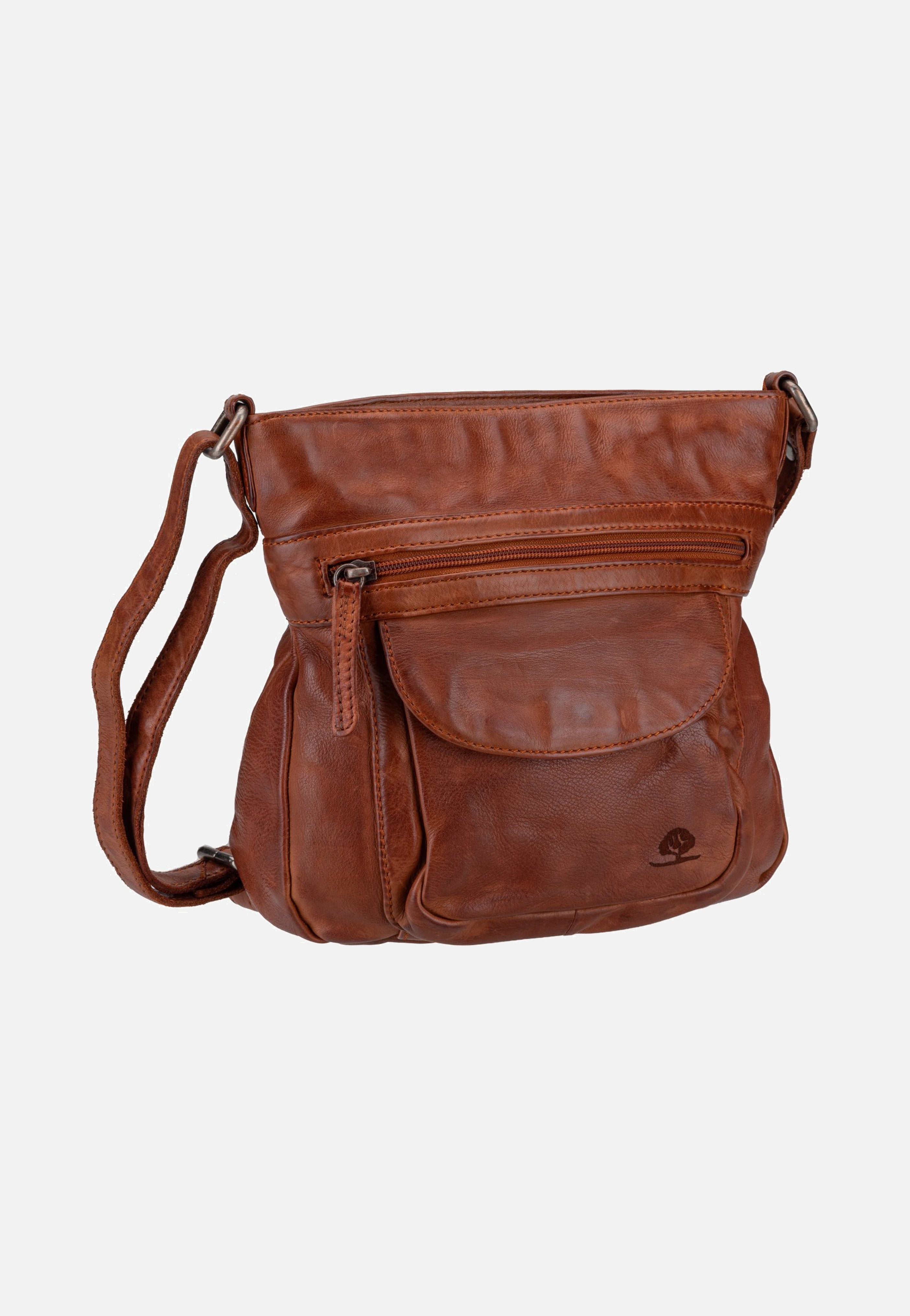 Greenburry Torro Lavado 1323 Peanut Nut Crossbody Bag