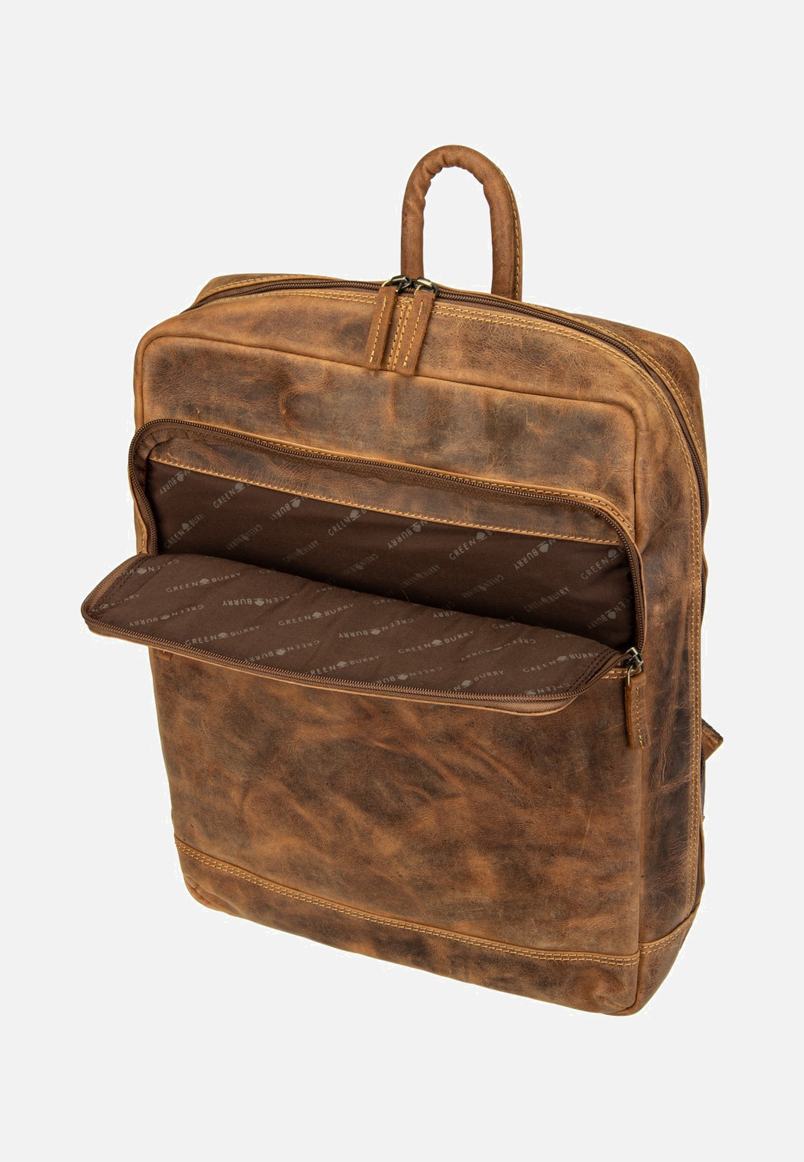 Greenburry Vintage Business Project 2 Sattelbraun Backpack