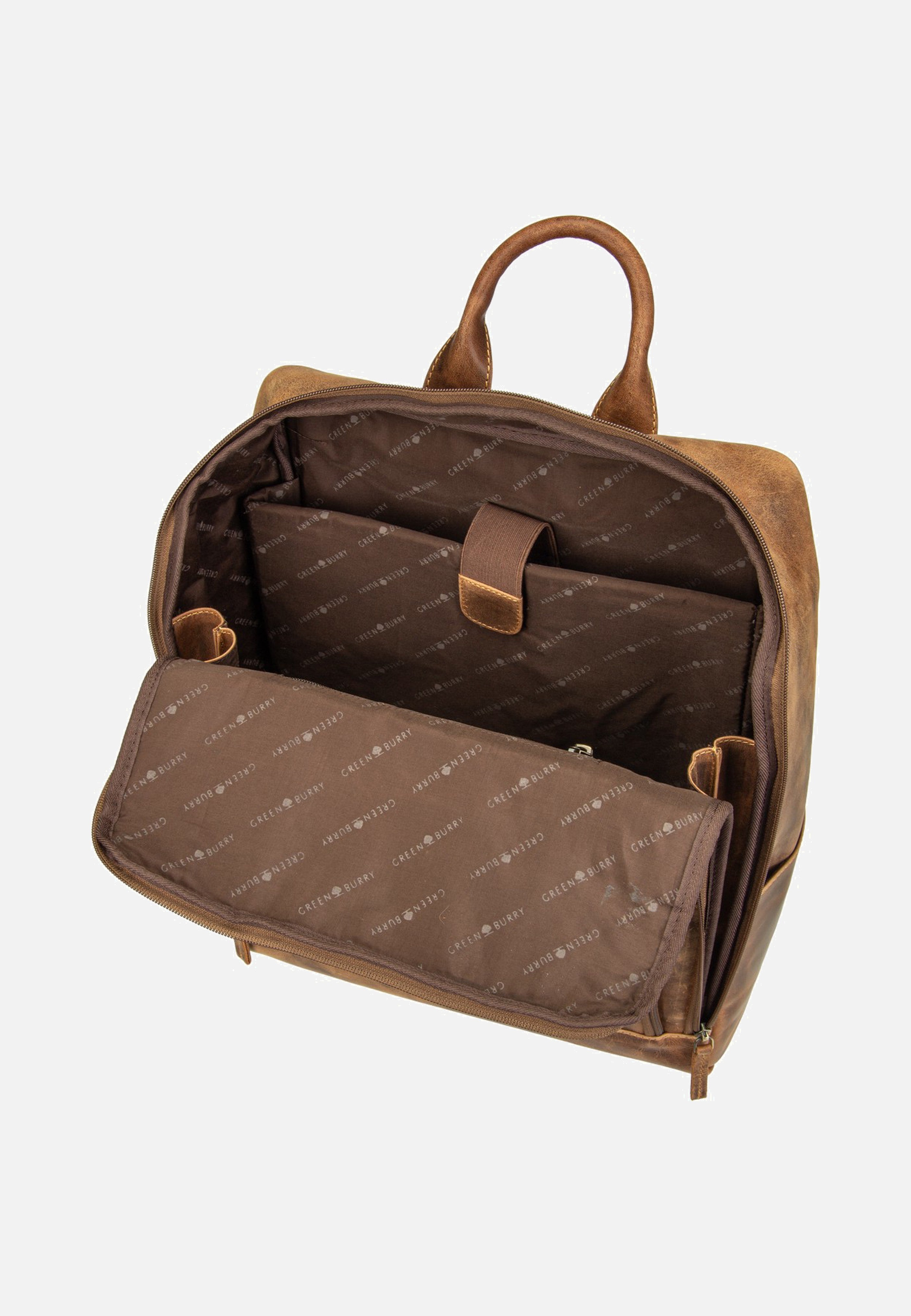 Greenburry Vintage Business XL Sattelbraun Backpack