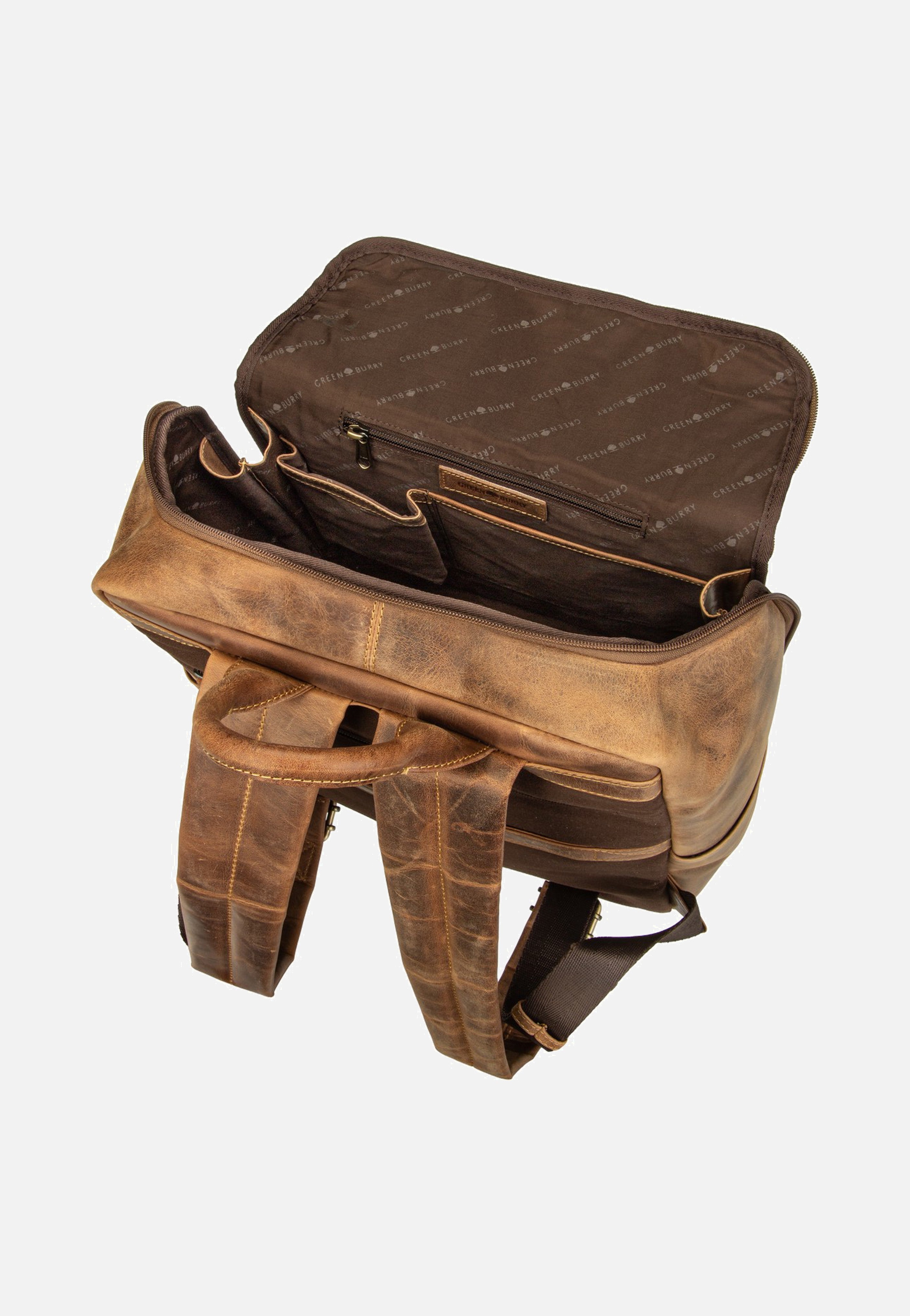 Greenburry Vintage Business XL Sattelbraun Backpack