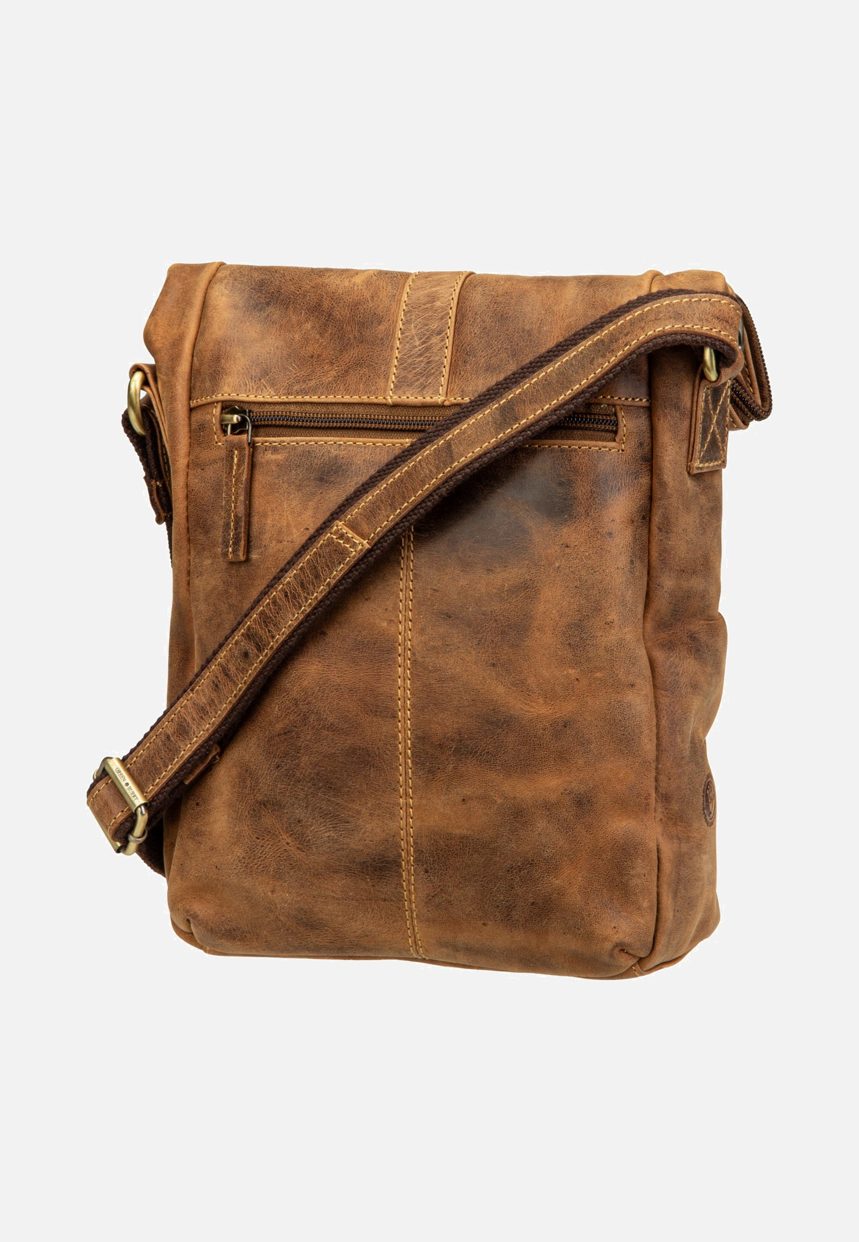 Greenburry Vintage Foldflap Sattelbraun Crossbody Bag