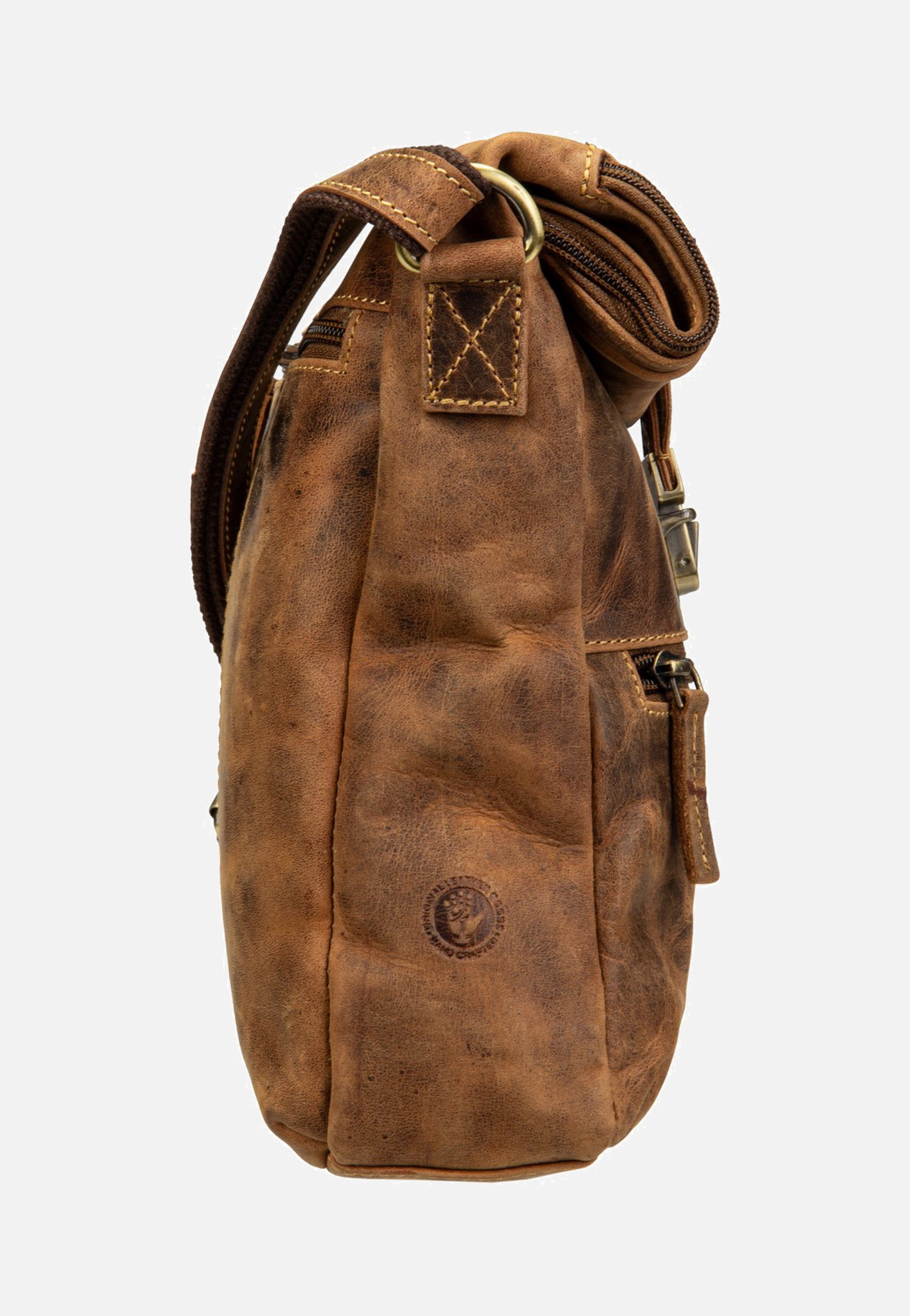 Greenburry Vintage Foldflap Sattelbraun Crossbody Bag