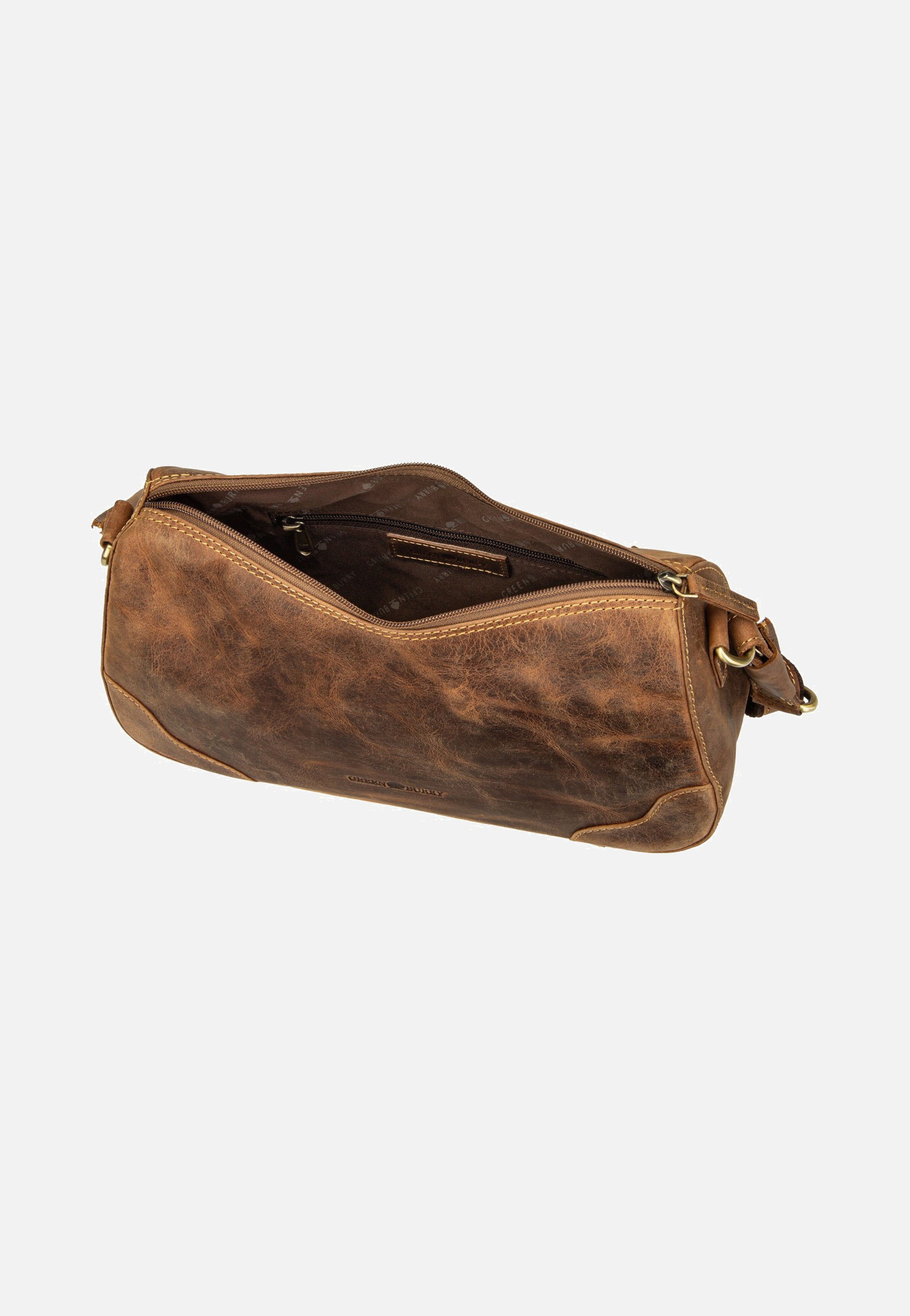 Greenburry Vintage Umhängetasche 1442 Sattelbraun Shoulder Bag