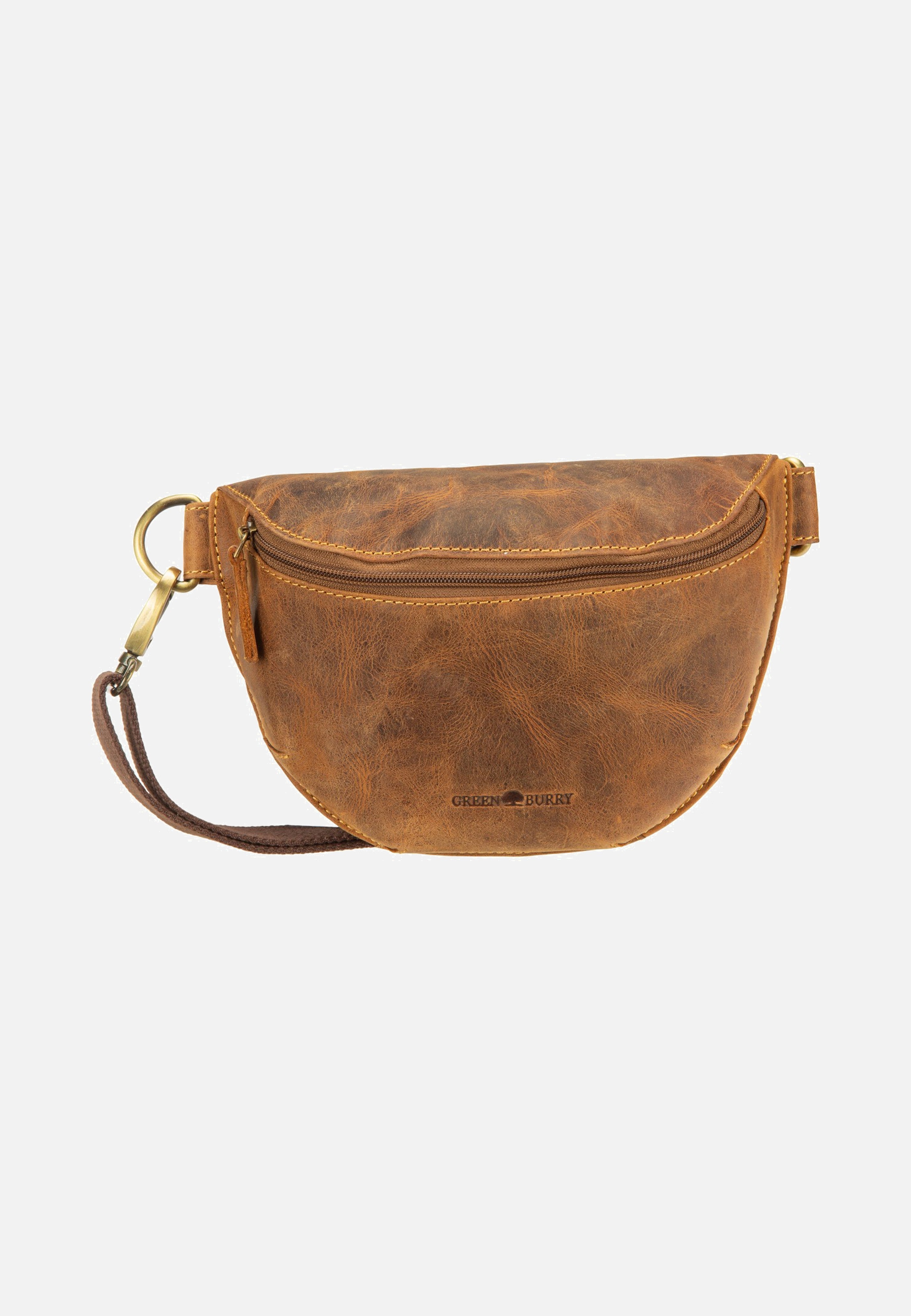 Greenburry - Vintage Bauchtasche Leder Sattelbraun - Hip Bag | Neutral-Image