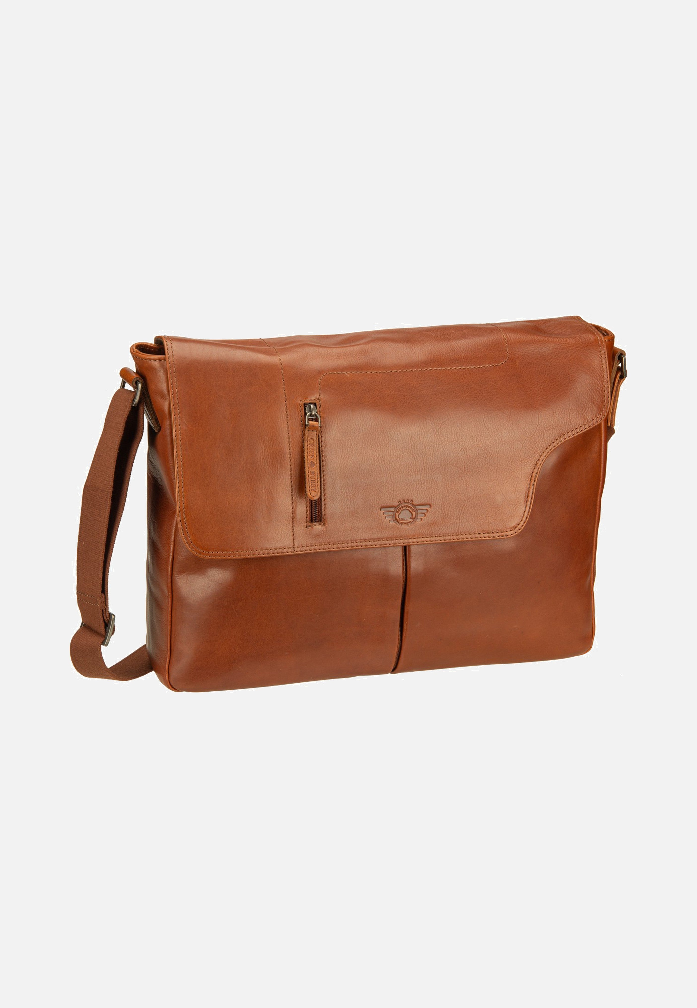Greenburry Waxy Vintage A4 Messenger Tobacco Nut Shoulder Bag