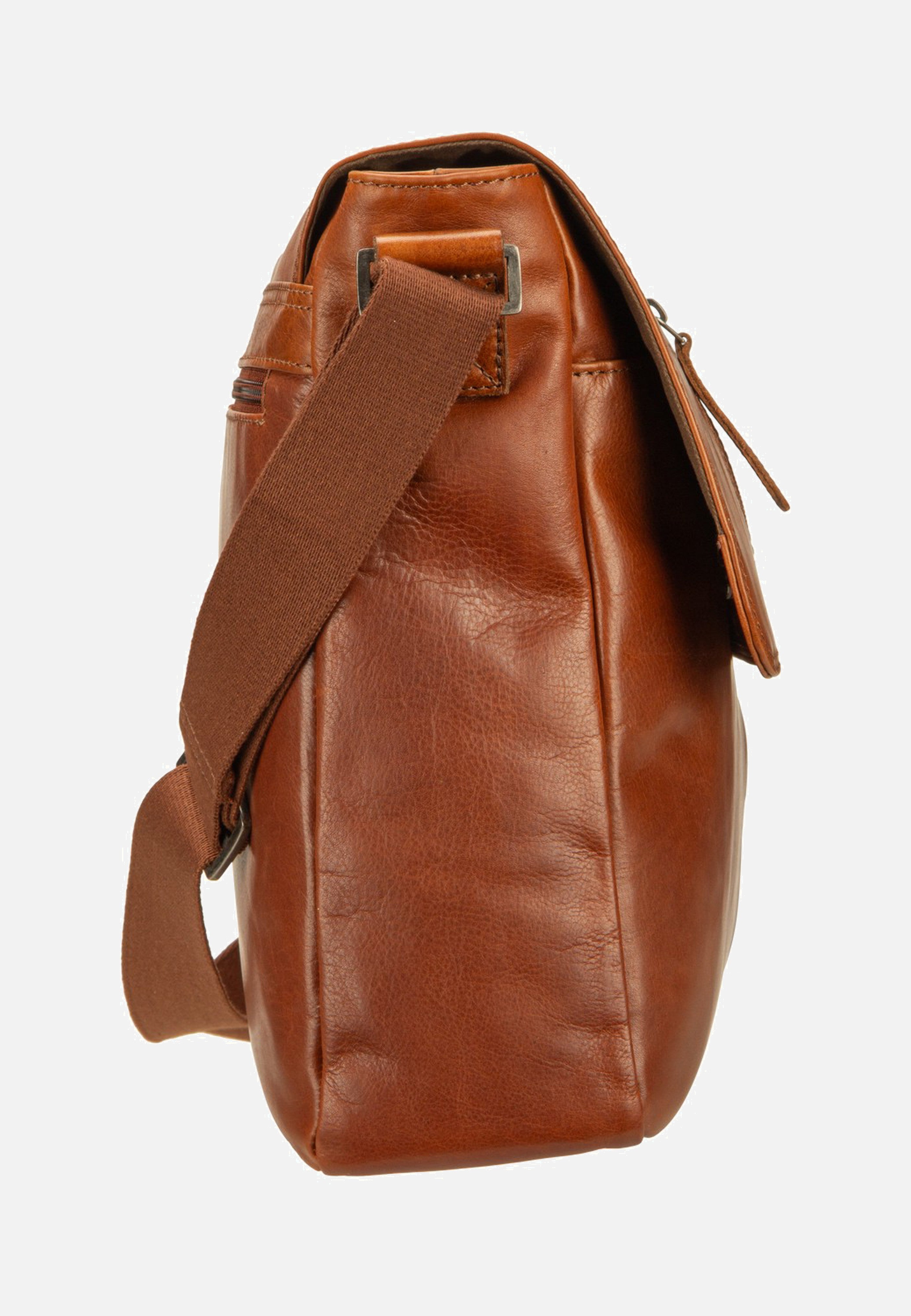 Greenburry Waxy Vintage A4 Messenger Tobacco Nut Shoulder Bag