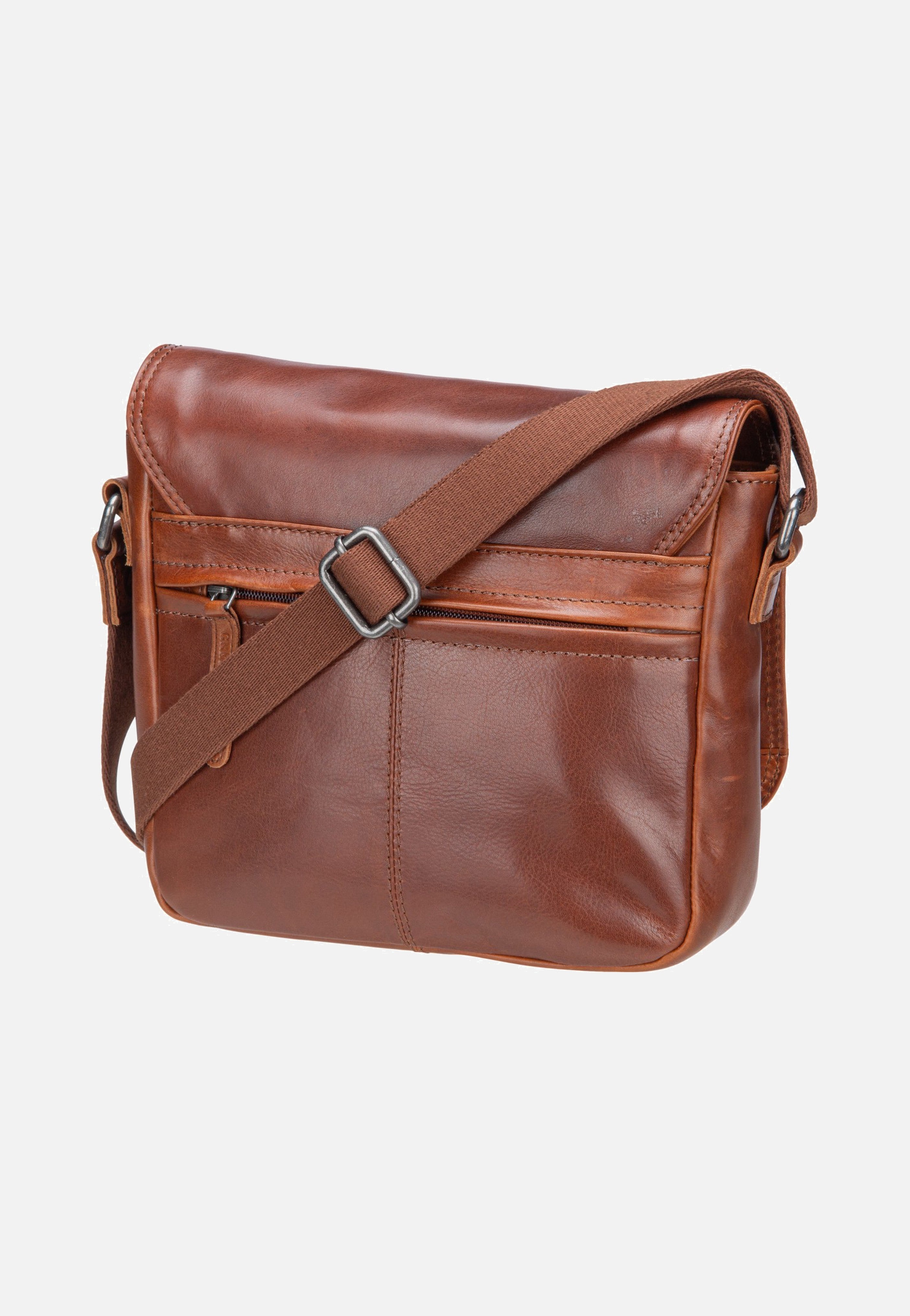 Greenburry - Waxy Vintage Crossbody Bag Tobacco Nut - Crossbody Bag | Neutral-Image