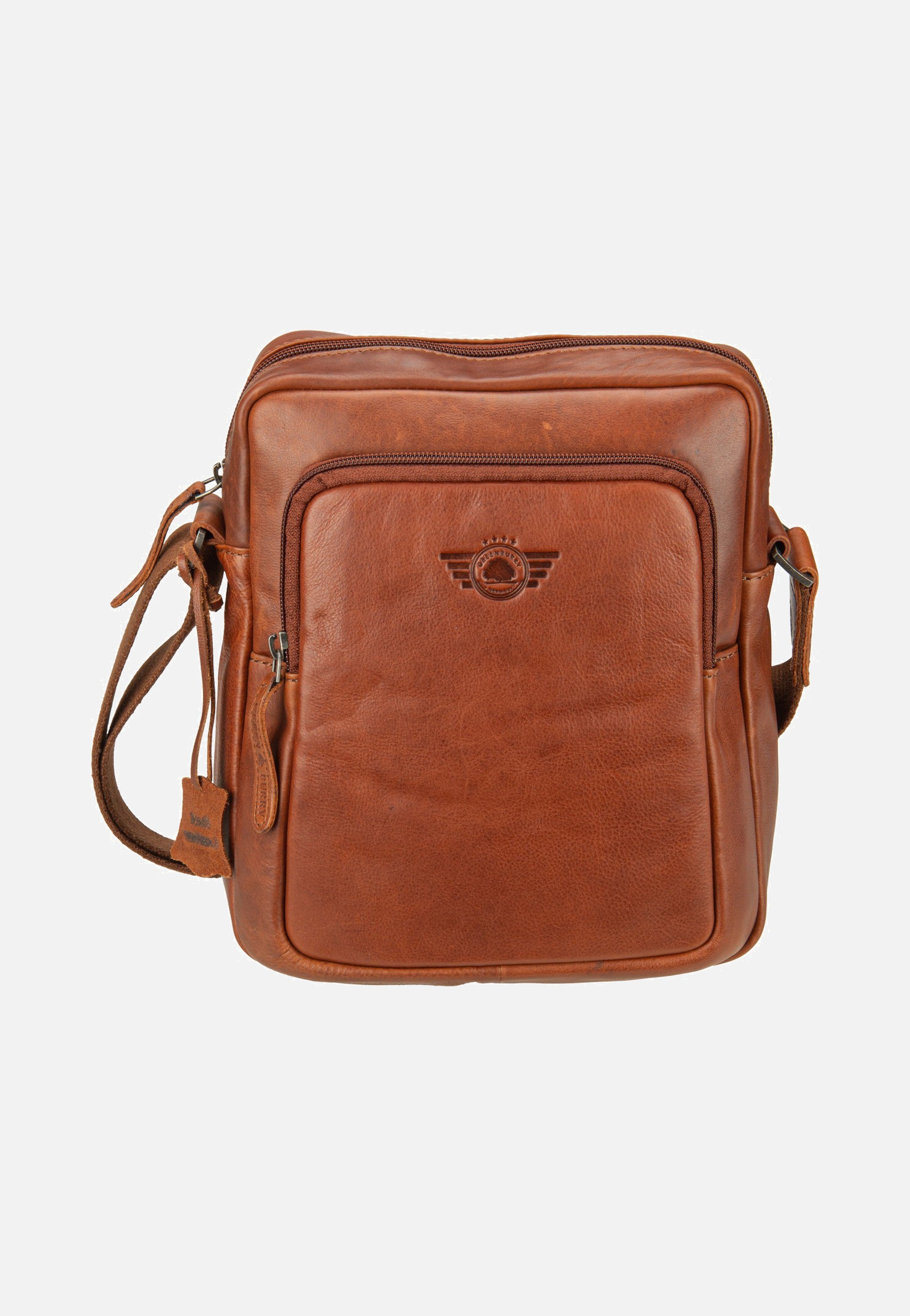 Greenburry Waxy Vintage Shoulderbag Tobacco Nut Crossbody Bag