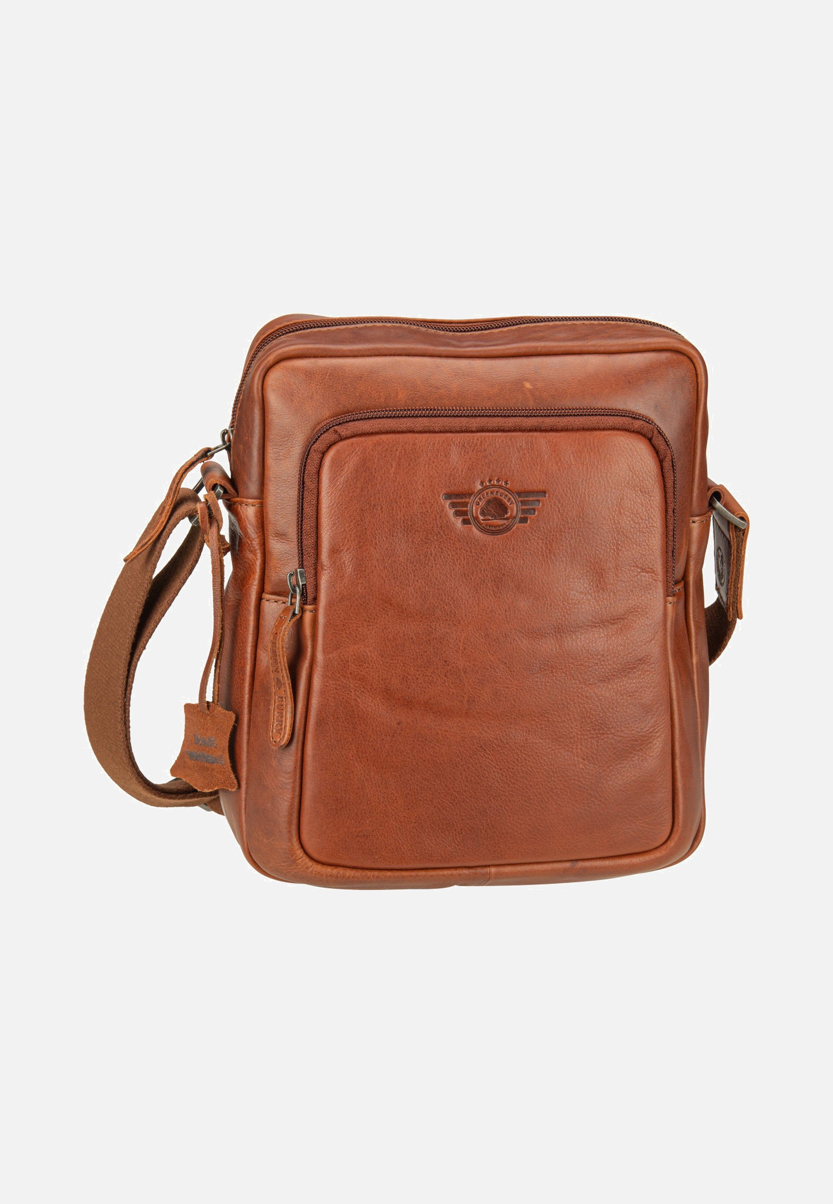 Greenburry Waxy Vintage Shoulderbag Tobacco Nut Crossbody Bag