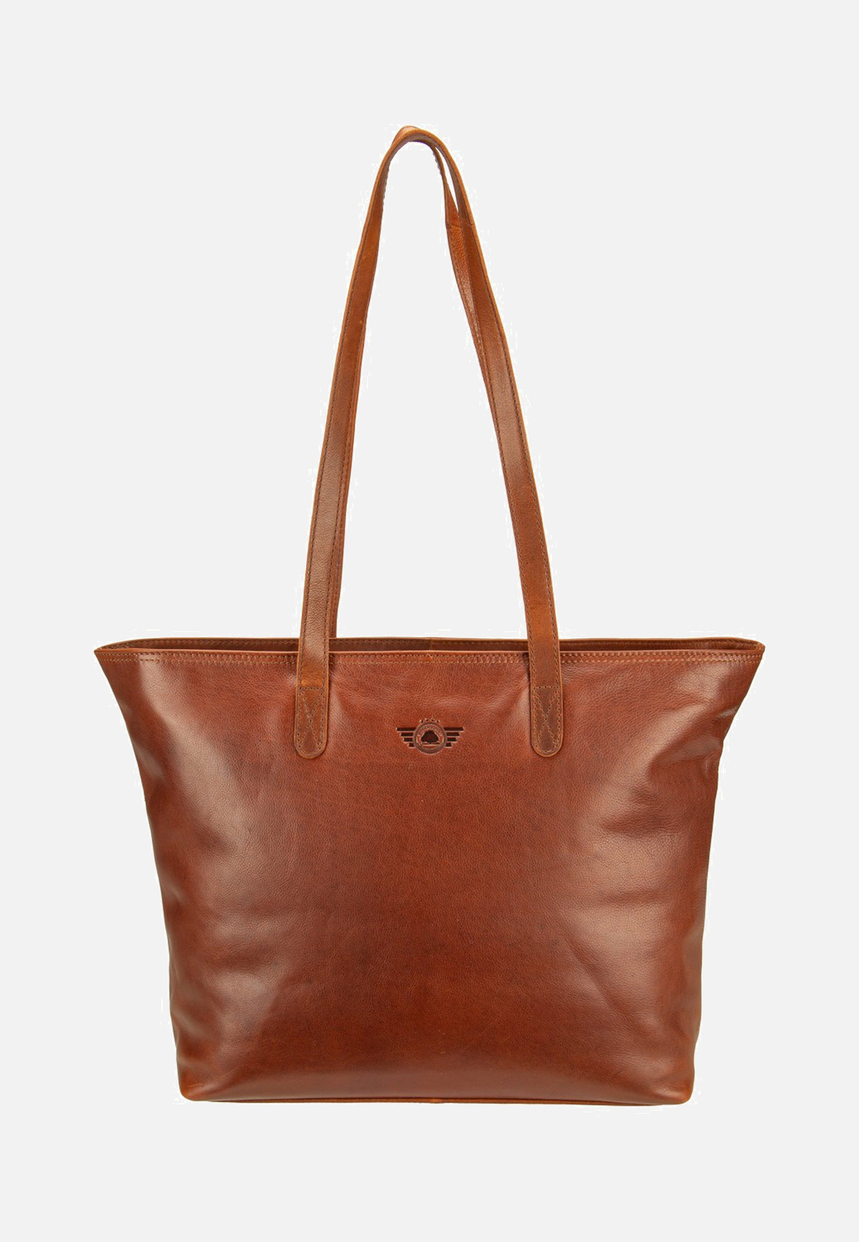 Greenburry - Waxy Vintage XXL Shopper Tobacco Nut - Shopping Bag | Neutral-Image