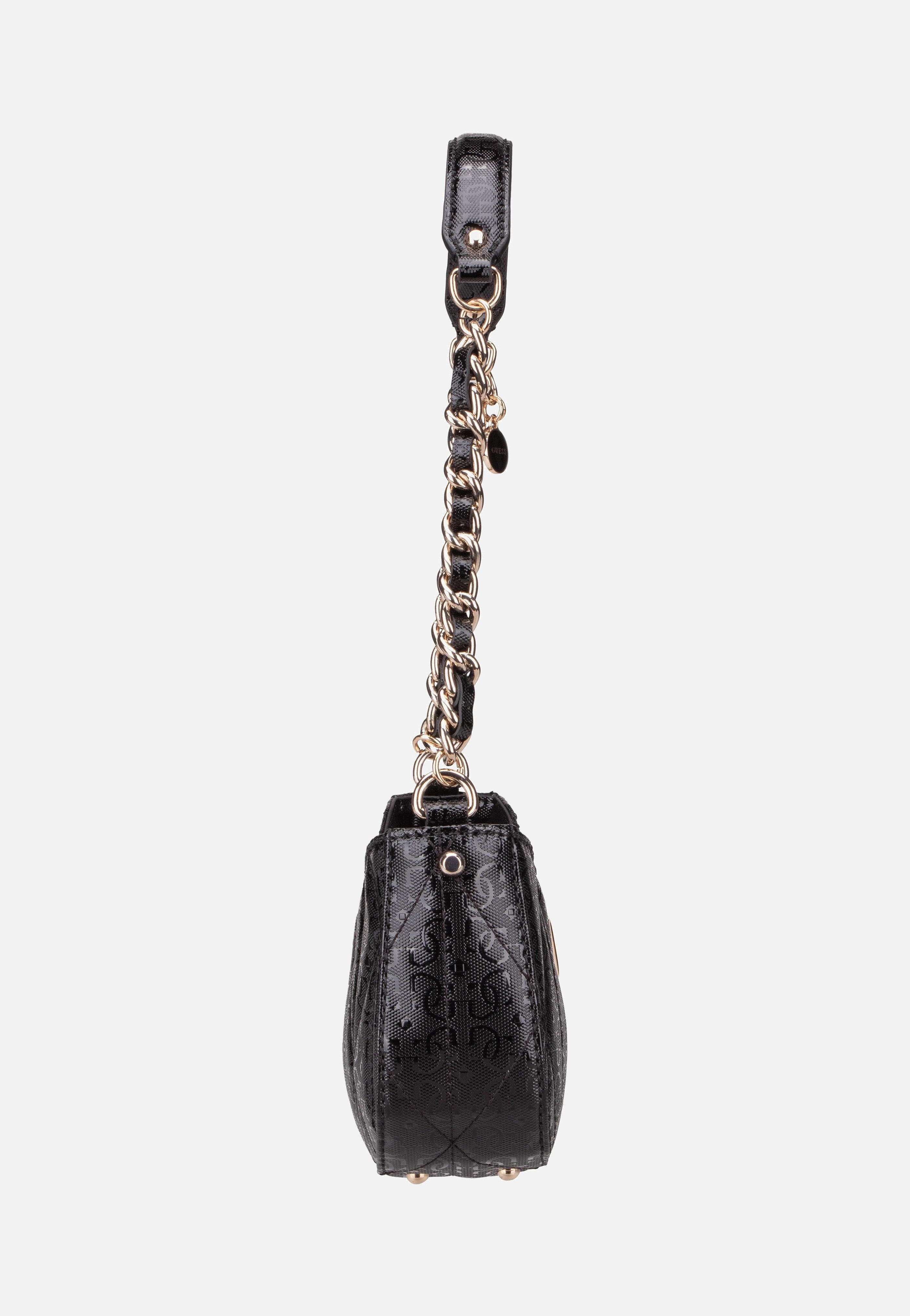 Guess - Aldina Top Zip SHB 63170 Black - Evening Bag | Women-Image