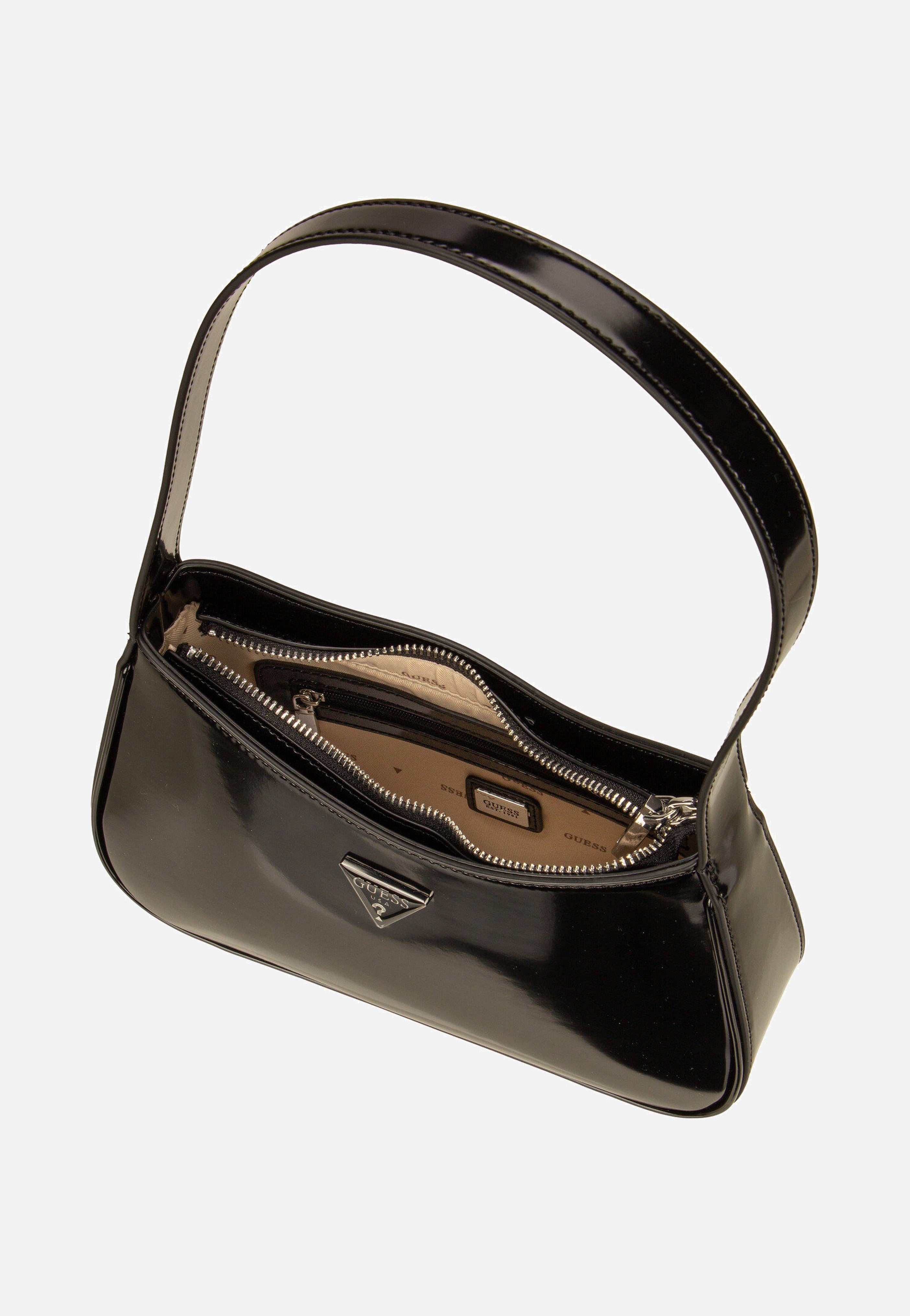 Guess - Arnela Top Zip SHB 96170 Black - Evening Bag | Women-Image