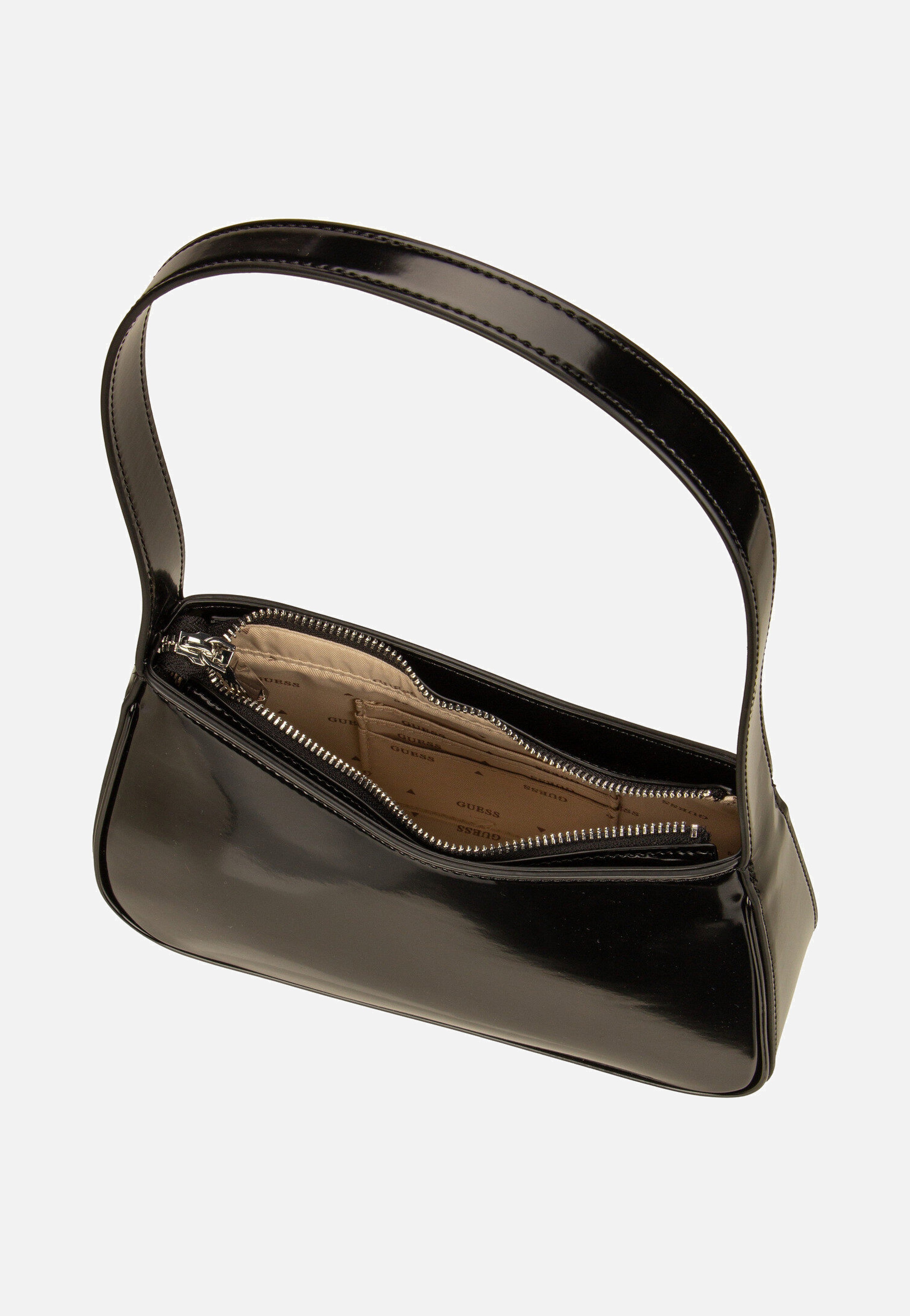 Guess - Arnela Top Zip SHB 96170 Black - Evening Bag | Women-Image