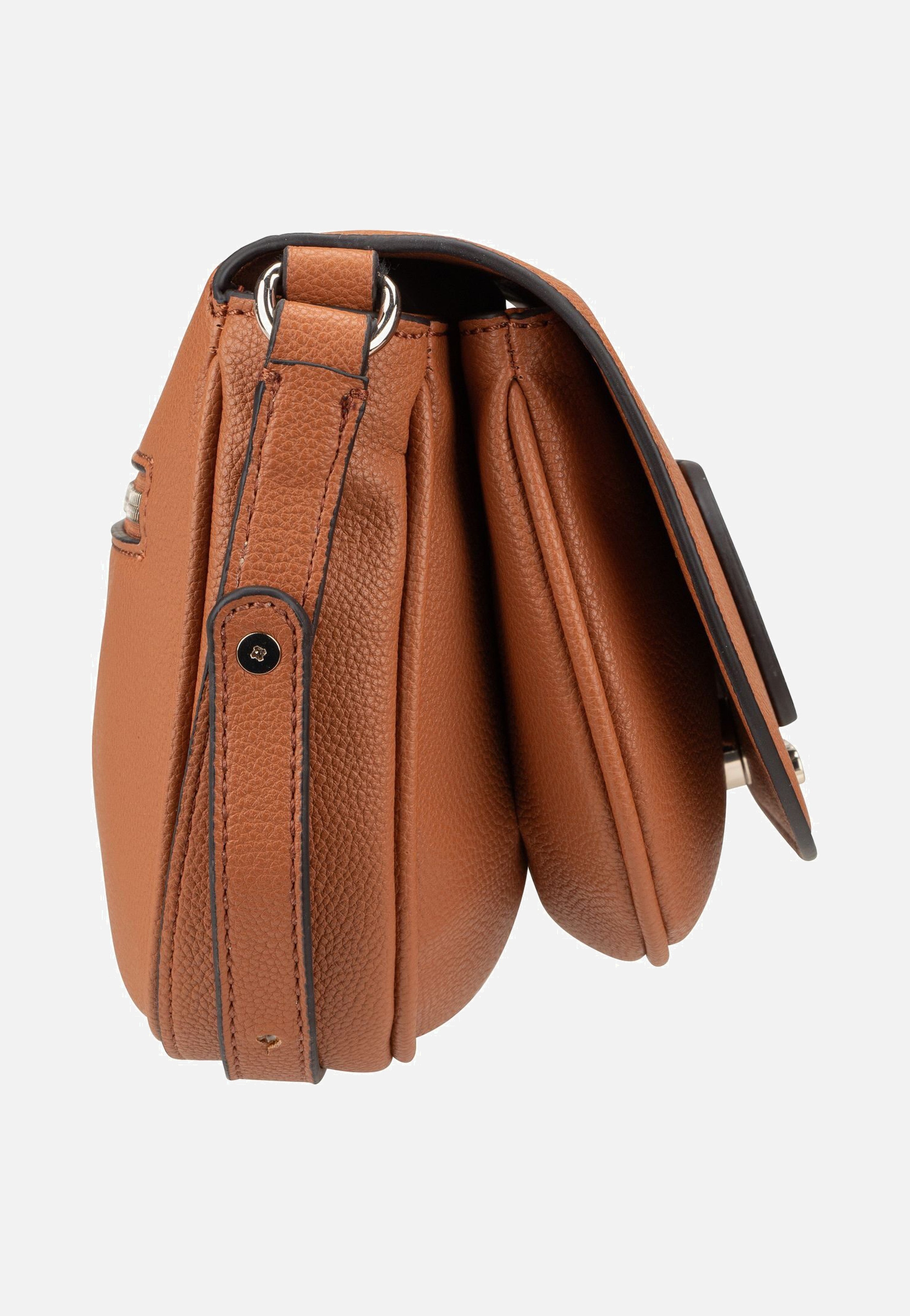 Guess - Calebra Conv XBody Flap 36210 Cognac - Saddle Bag | Women-Image