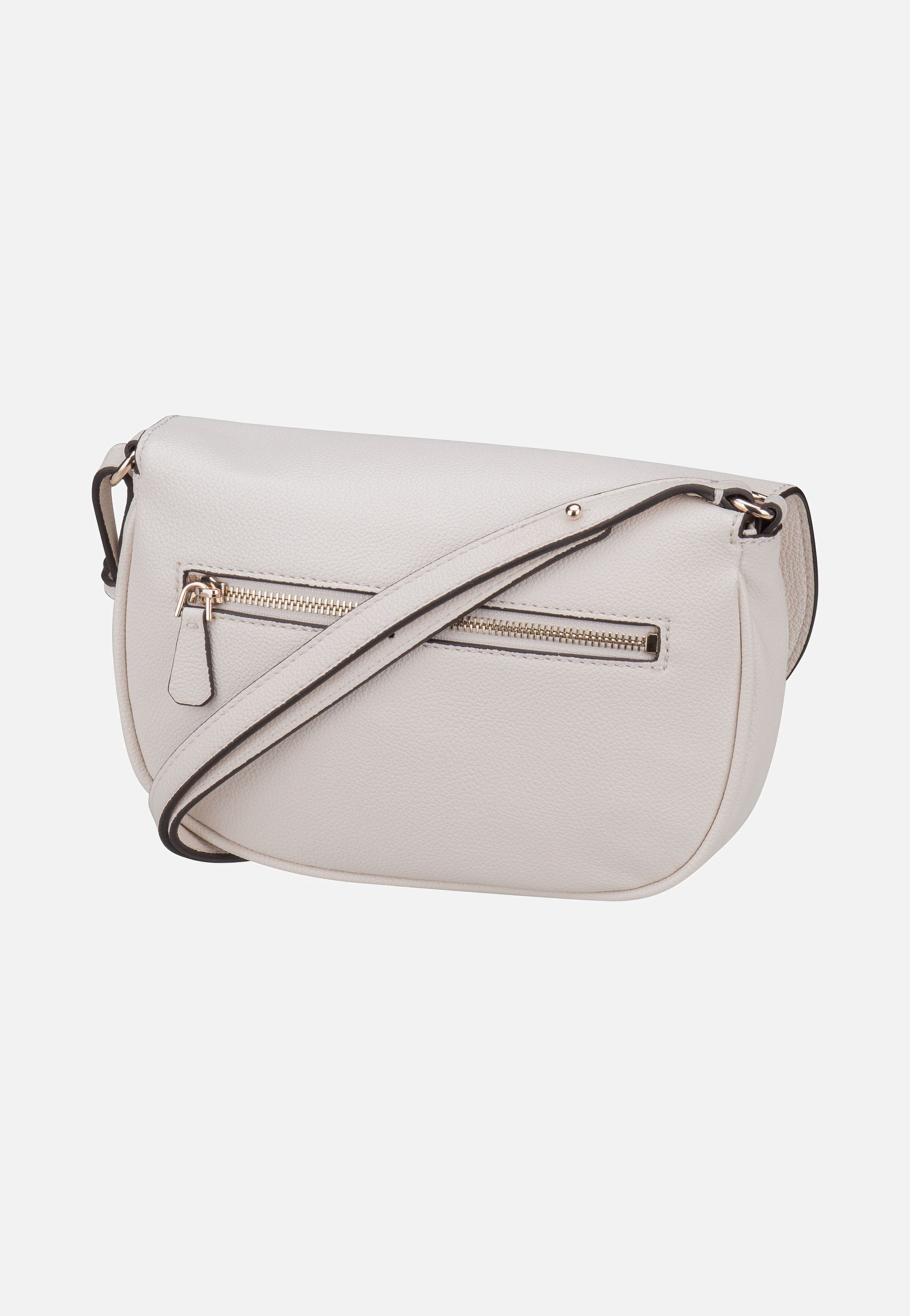 Guess - Calebra Conv XBody Flap 36210 Off White - Saddle Bag | Women-Image