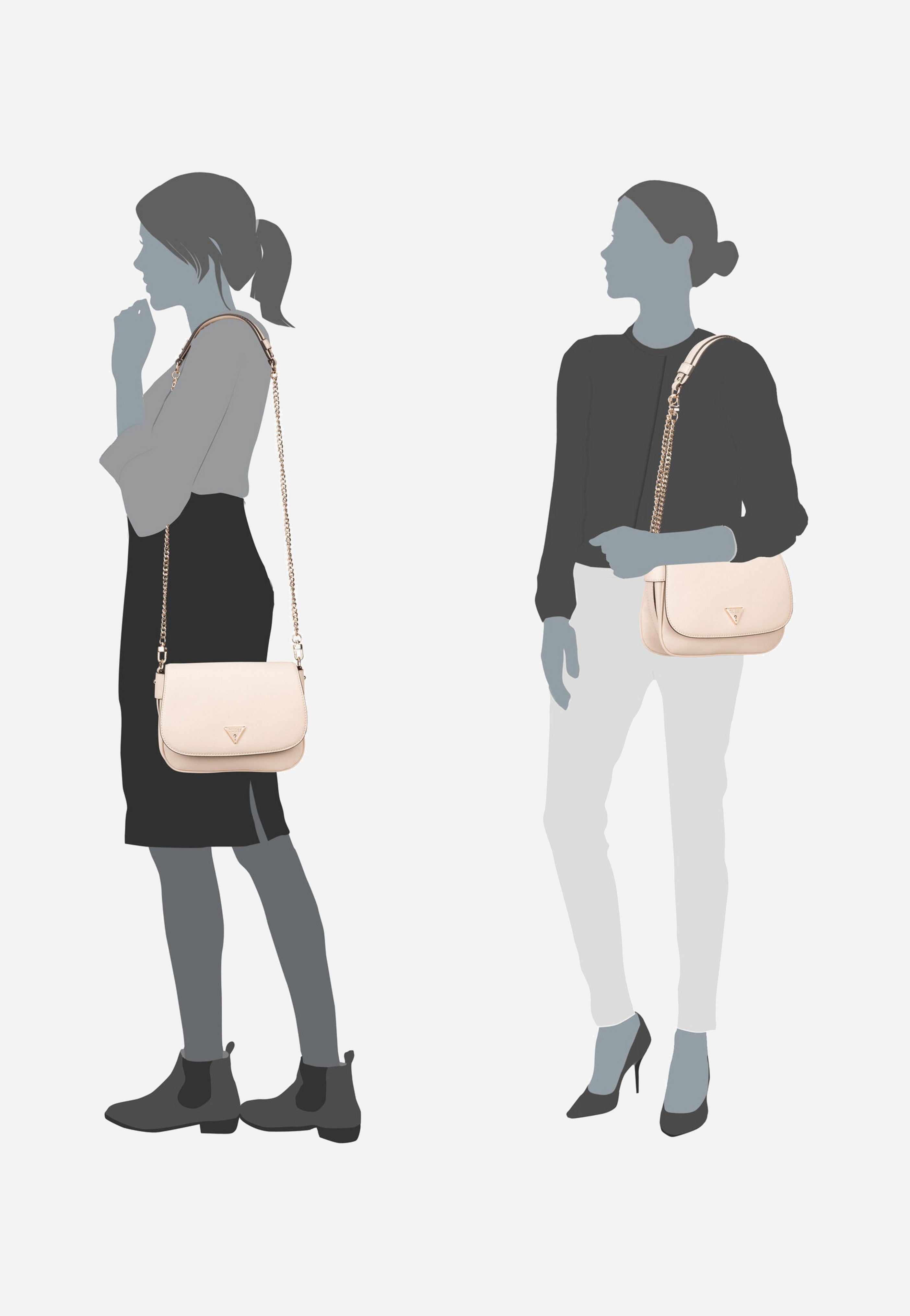 Guess - Fedora Flap 19190 Bone - Saddle Bag | Women-Image