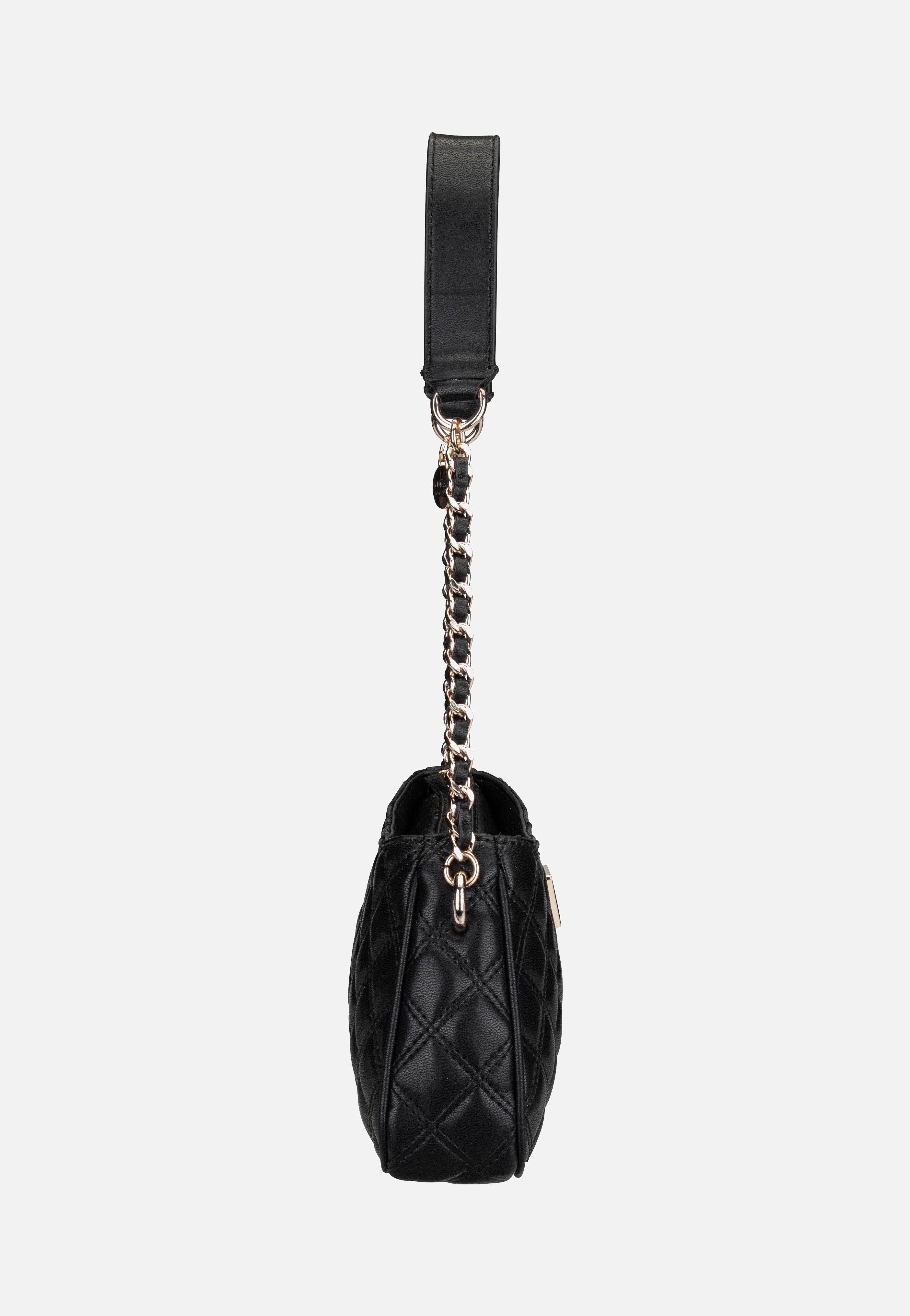 Guess Giully Top Zip 48160 Black Shoulder Bag