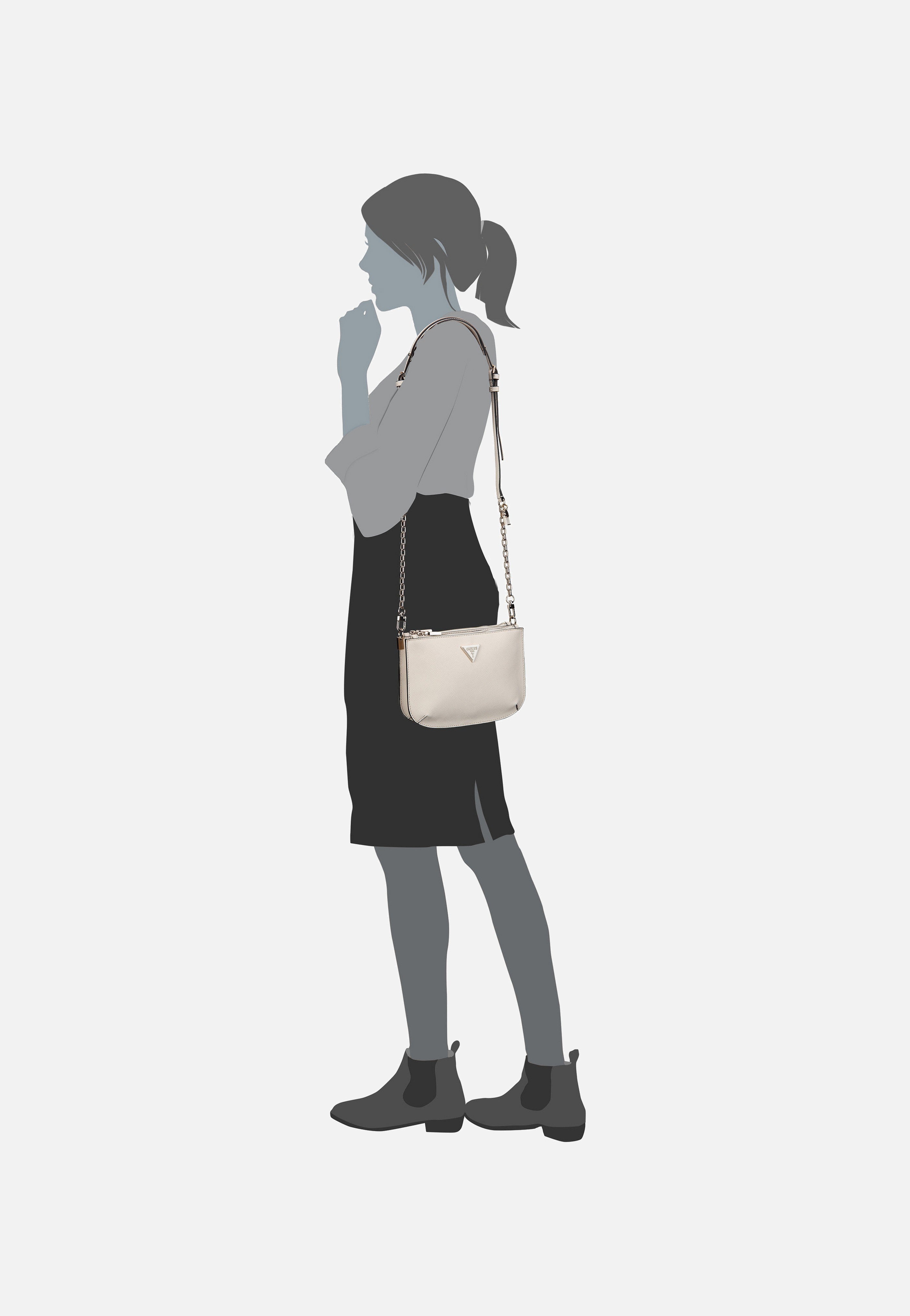 Guess - Ilia VG 69120 Stone - Shoulder Bag | Women-Image