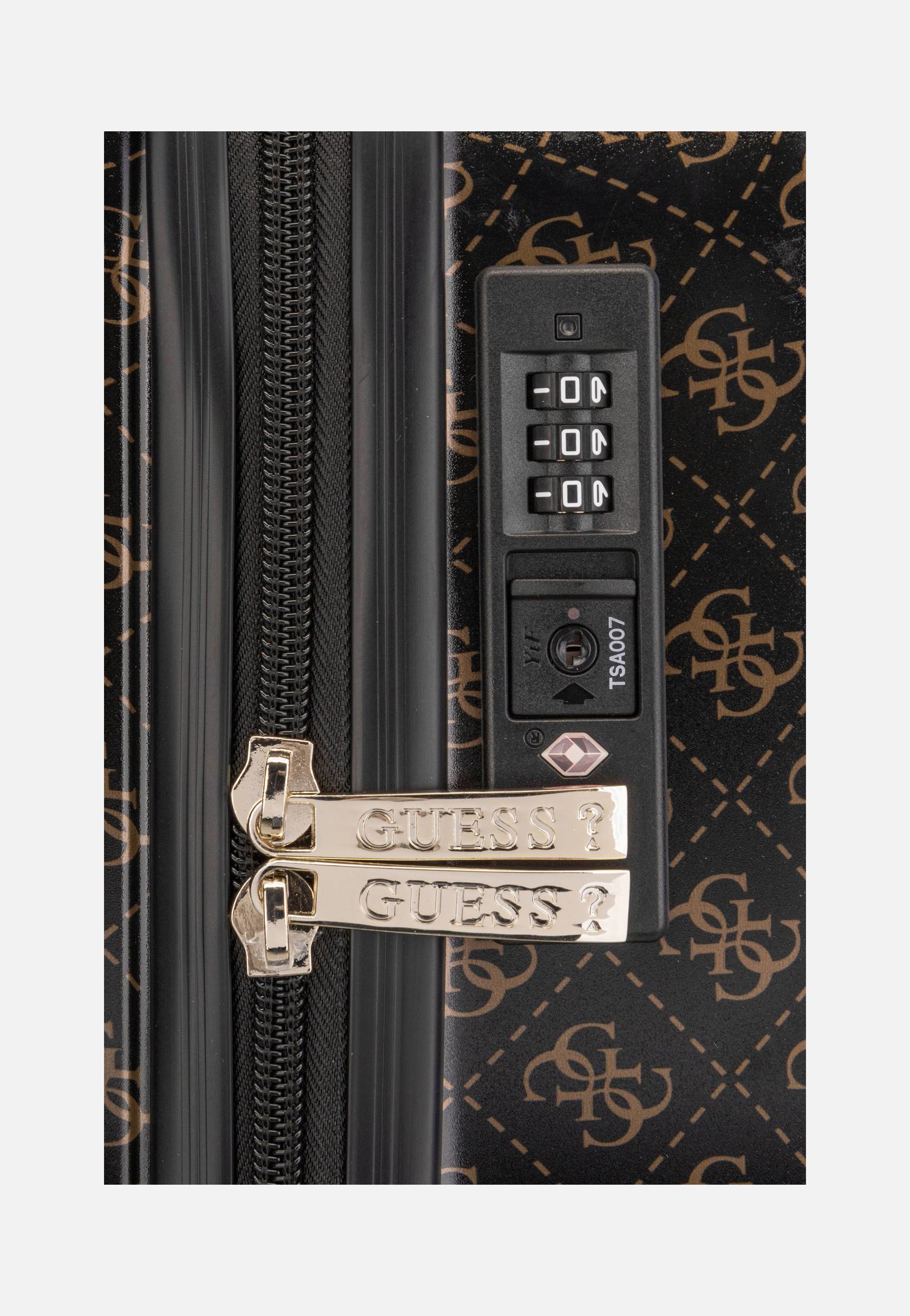 Guess - Jesco 18 in 8-Wheeler Brown - Suitcase | Neutral-Image