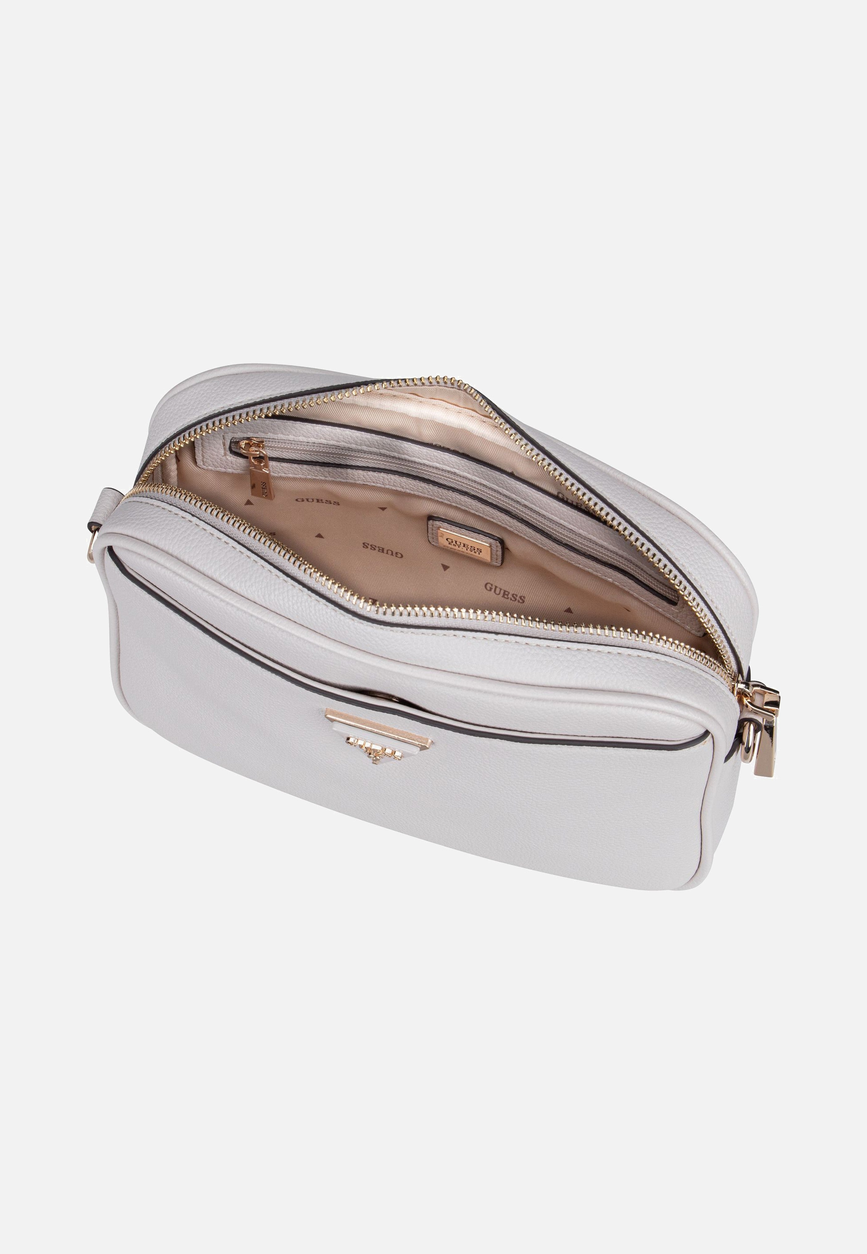 Guess Meridian 2 Camera Bag 74140 Ivory Crossbody Bag