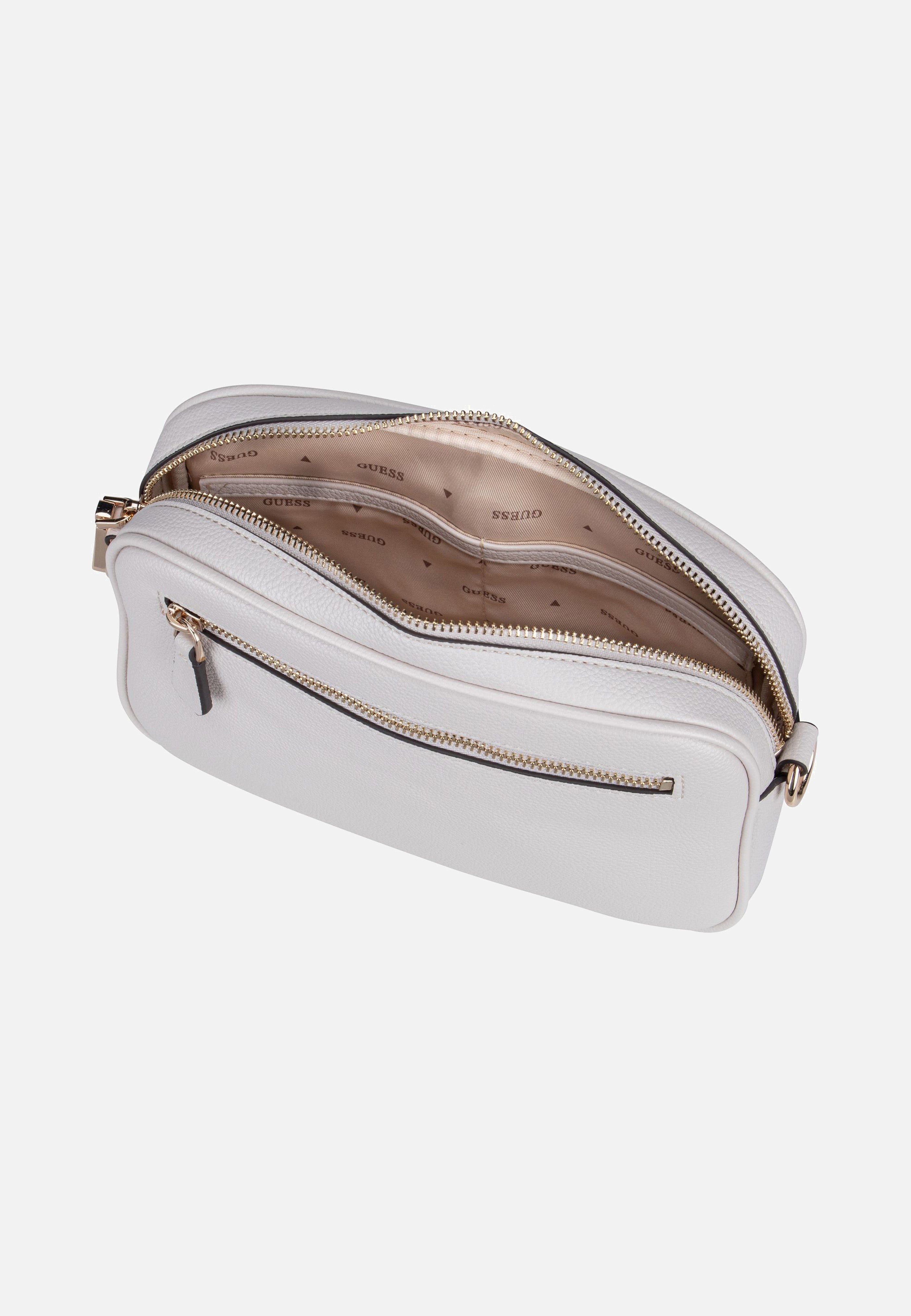 Guess Meridian 2 Camera Bag 74140 Ivory Crossbody Bag