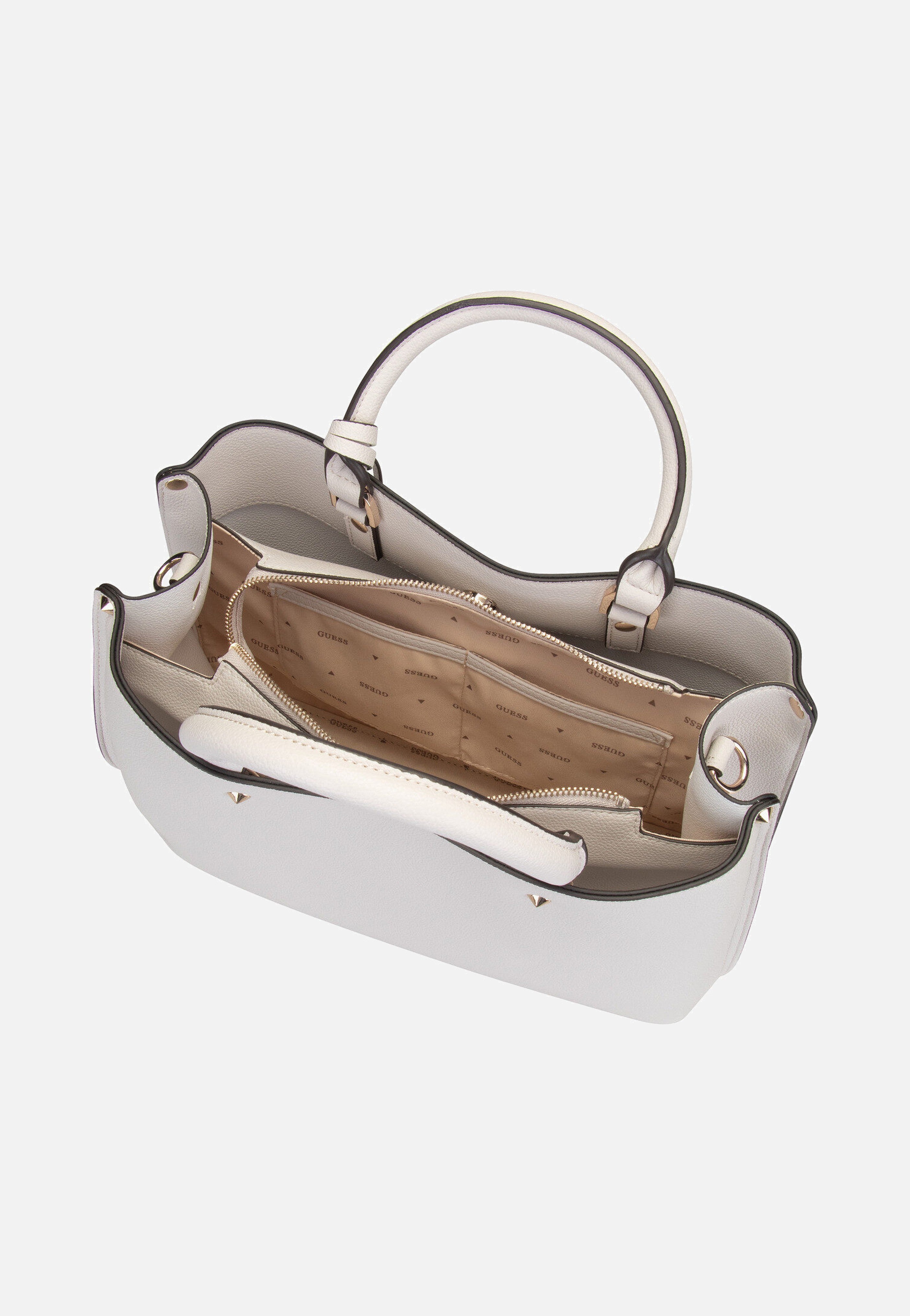 Guess - Meridian II Girlfriend SAT 74060 Ivory - Tote Bag | Women-Image